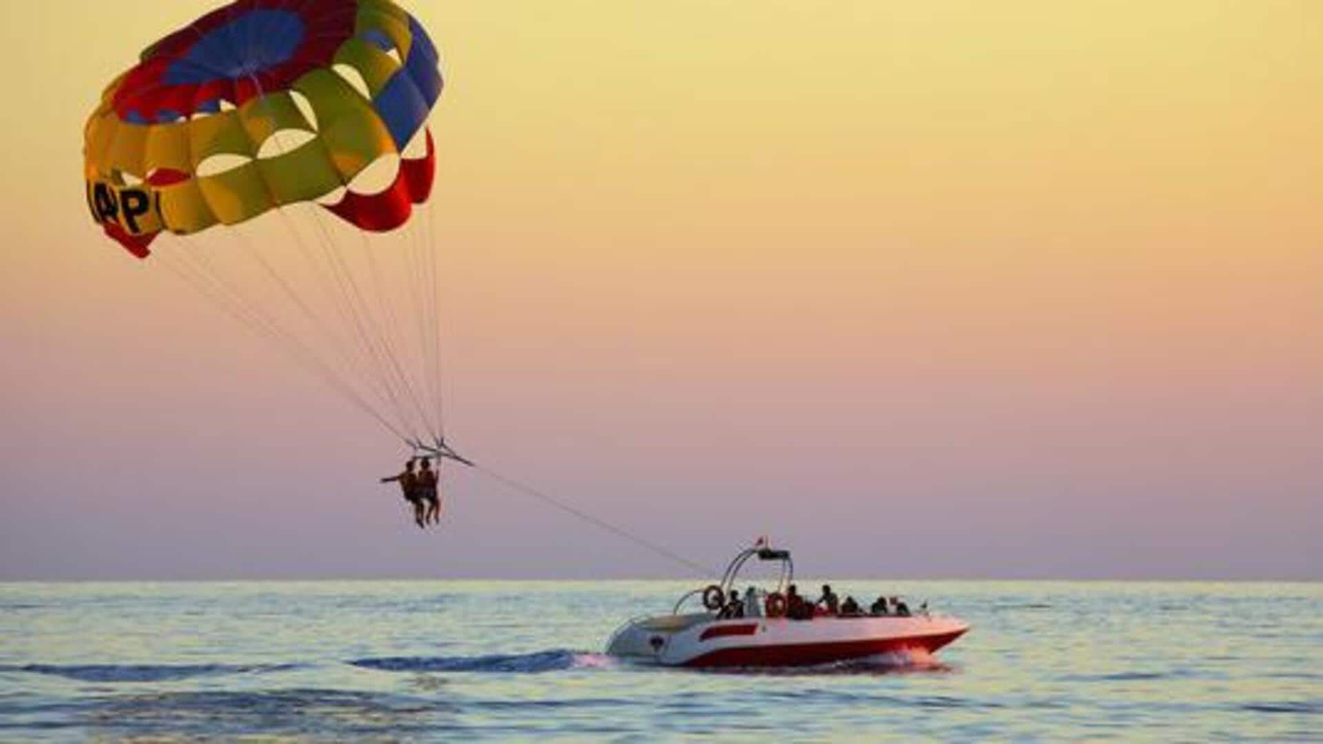Parasailing enthusiasts, add this spot to your list 