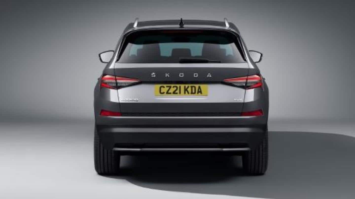 The car has a hexagonal grille and sleek LED headlights The car has a hexagonal grille and sleek LED headlights