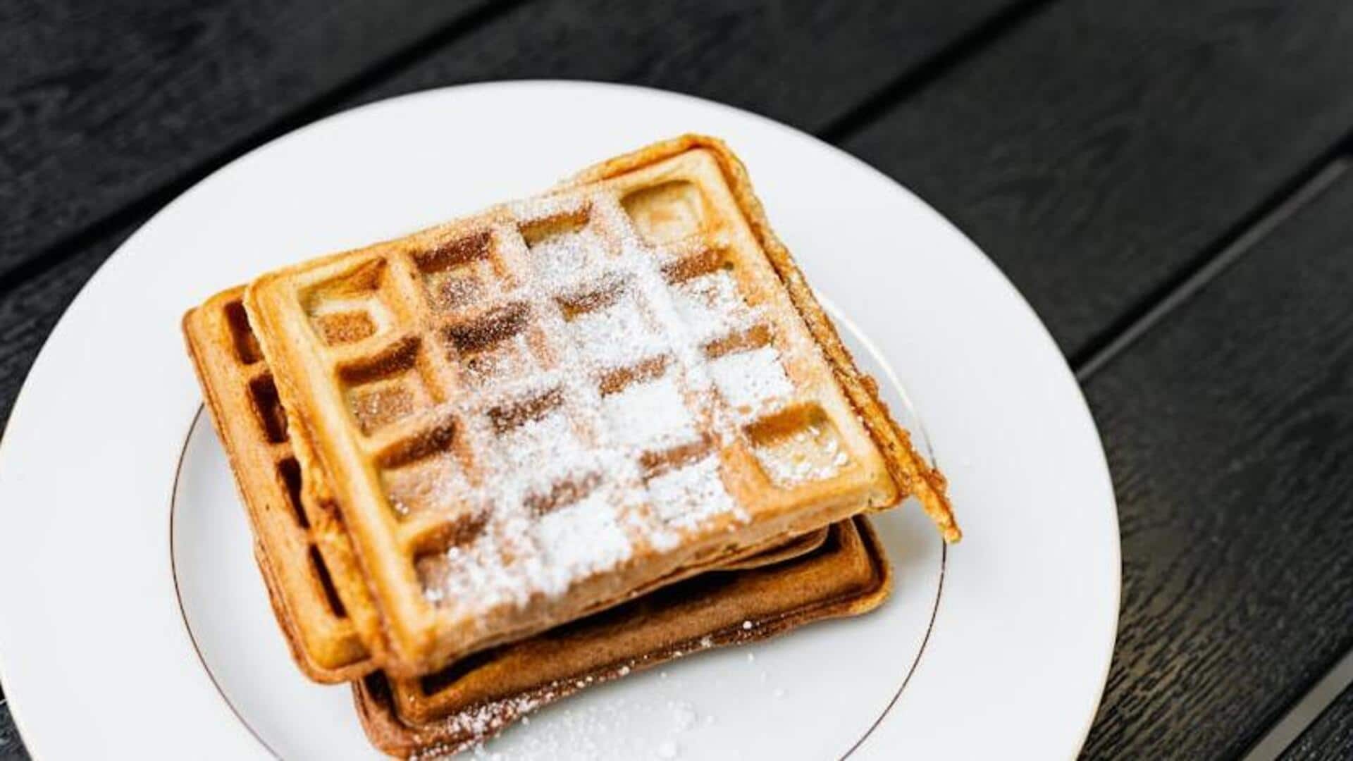 Impress your guests with this vegan Belgian waffle recipe