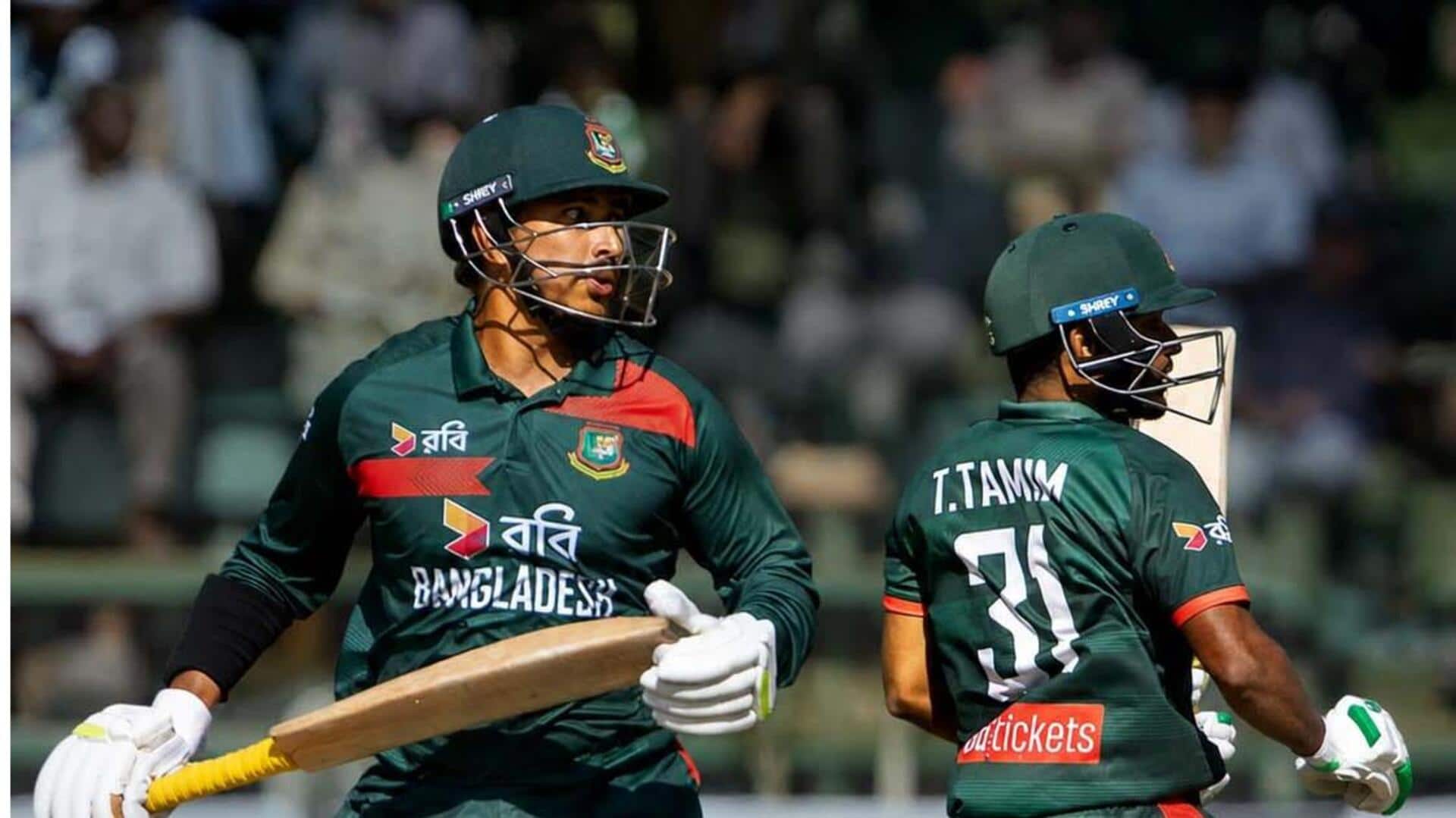 3rd ODI: Tamim, Sarkar script records with historic 151-run partnership