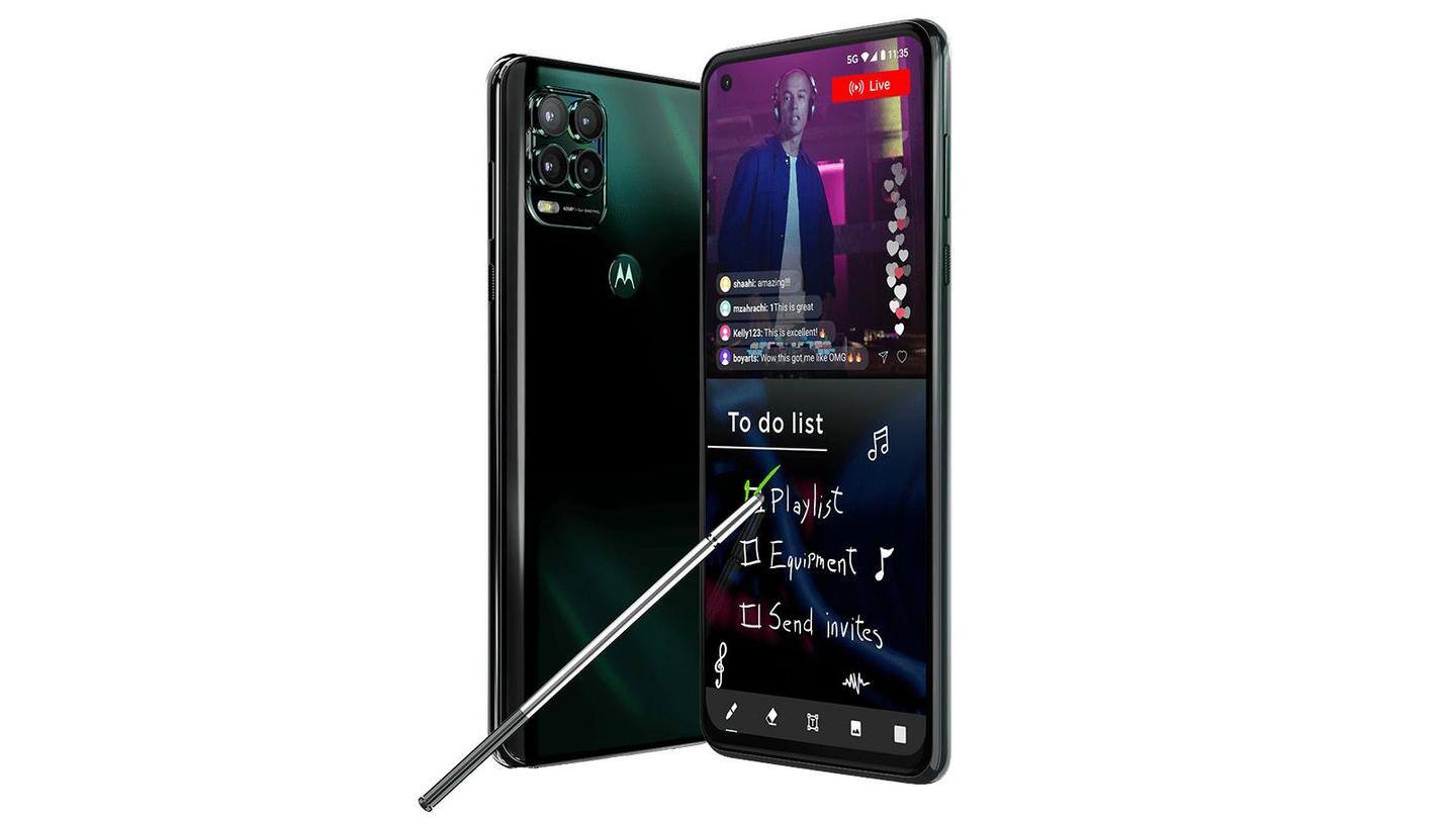 The phone has a 6.8-inch LCD display The phone has a 6.8-inch LCD display