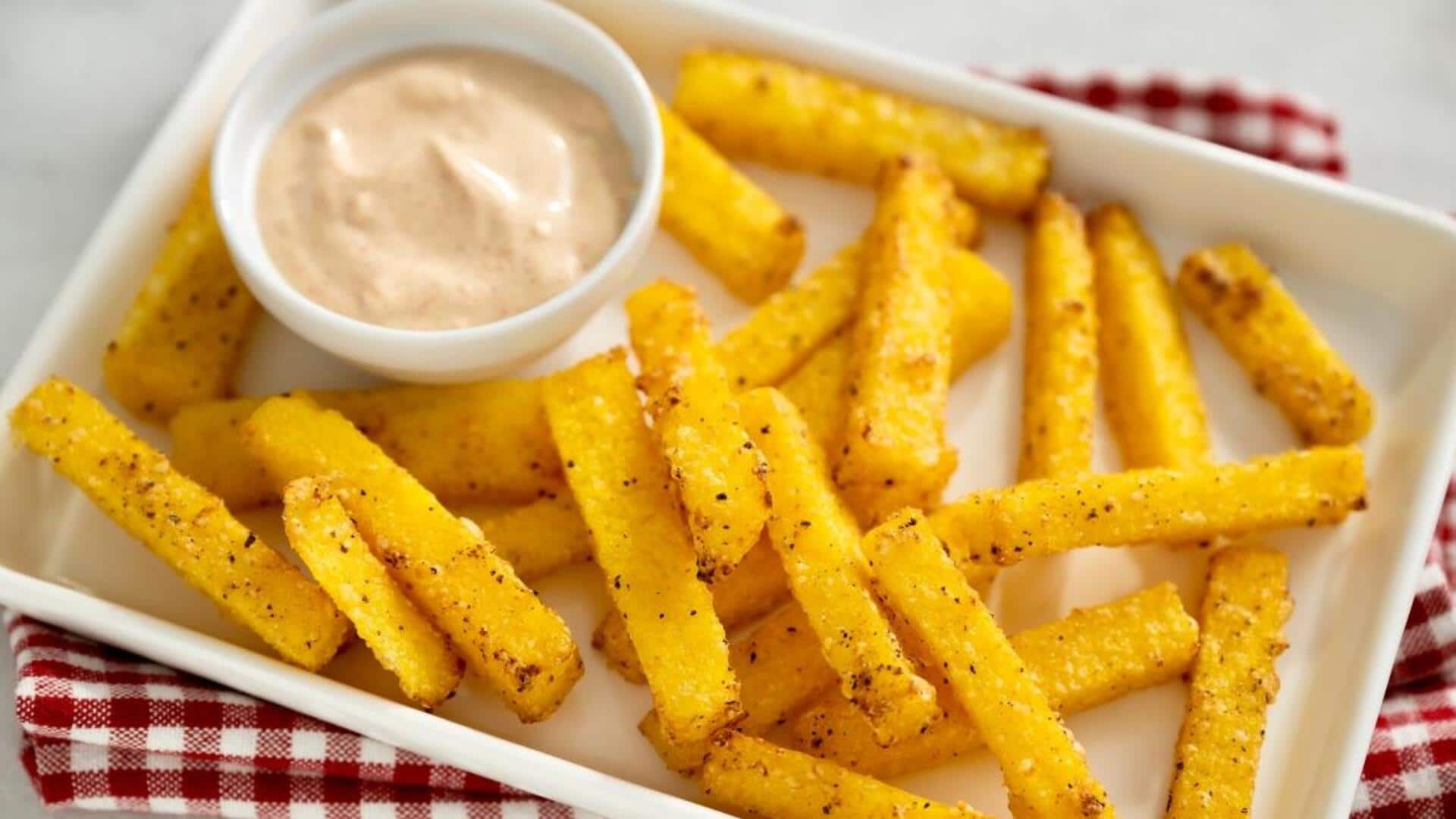 Crispy baked polenta fries: A recipe for the perfect snack