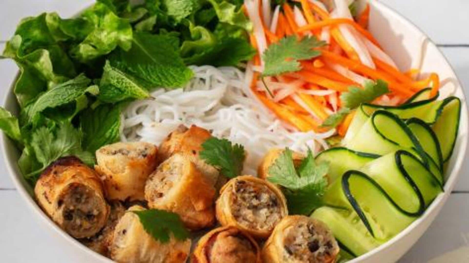 Guests coming over? Try this Vietnamese bun cha gio recipe