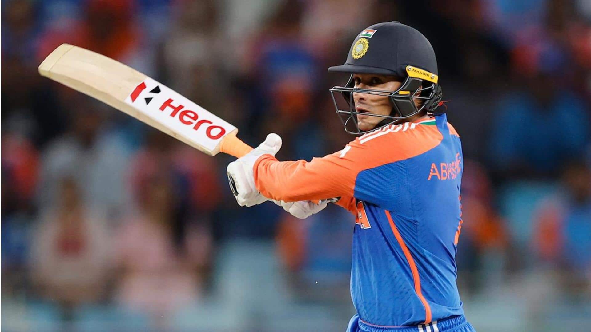 Abhishek Sharma boasts these T20I milestones versus Zimbabwe: Key stats 
