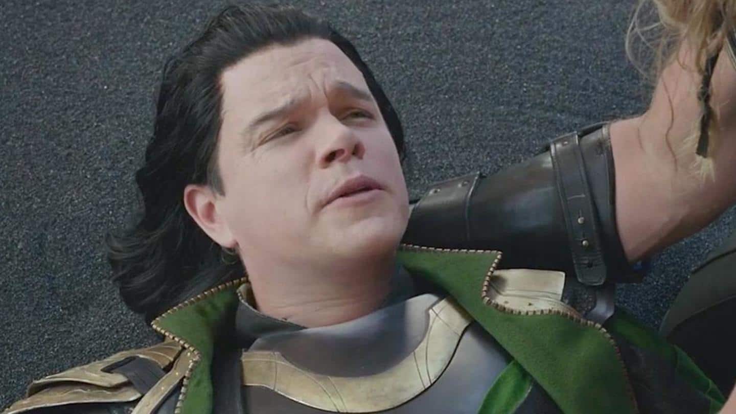 Damon had played Loki in a play by Loki Damon had played Loki in a play by Loki