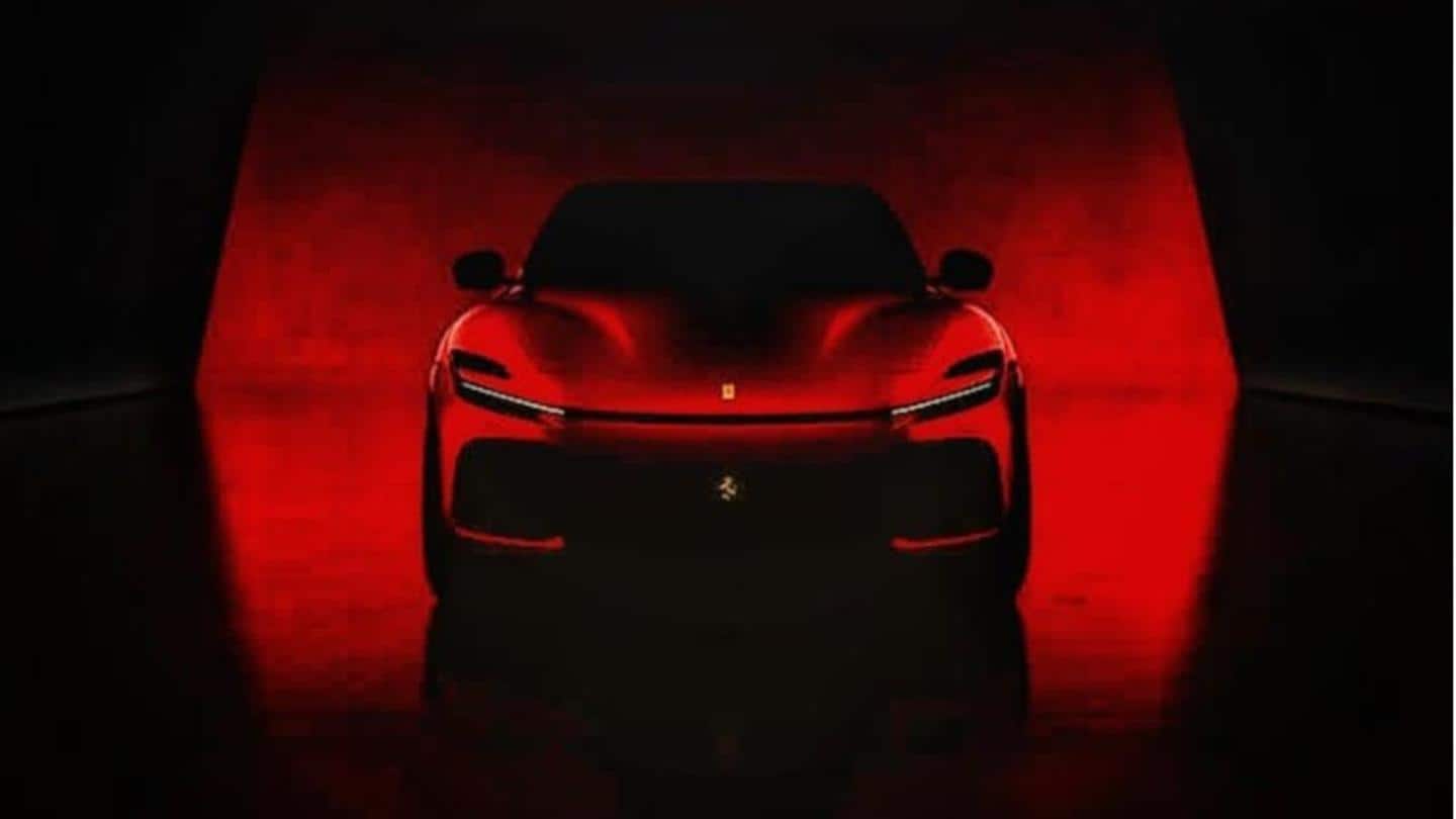 Ferrari Purosangue to be unveiled on September 13: Check features