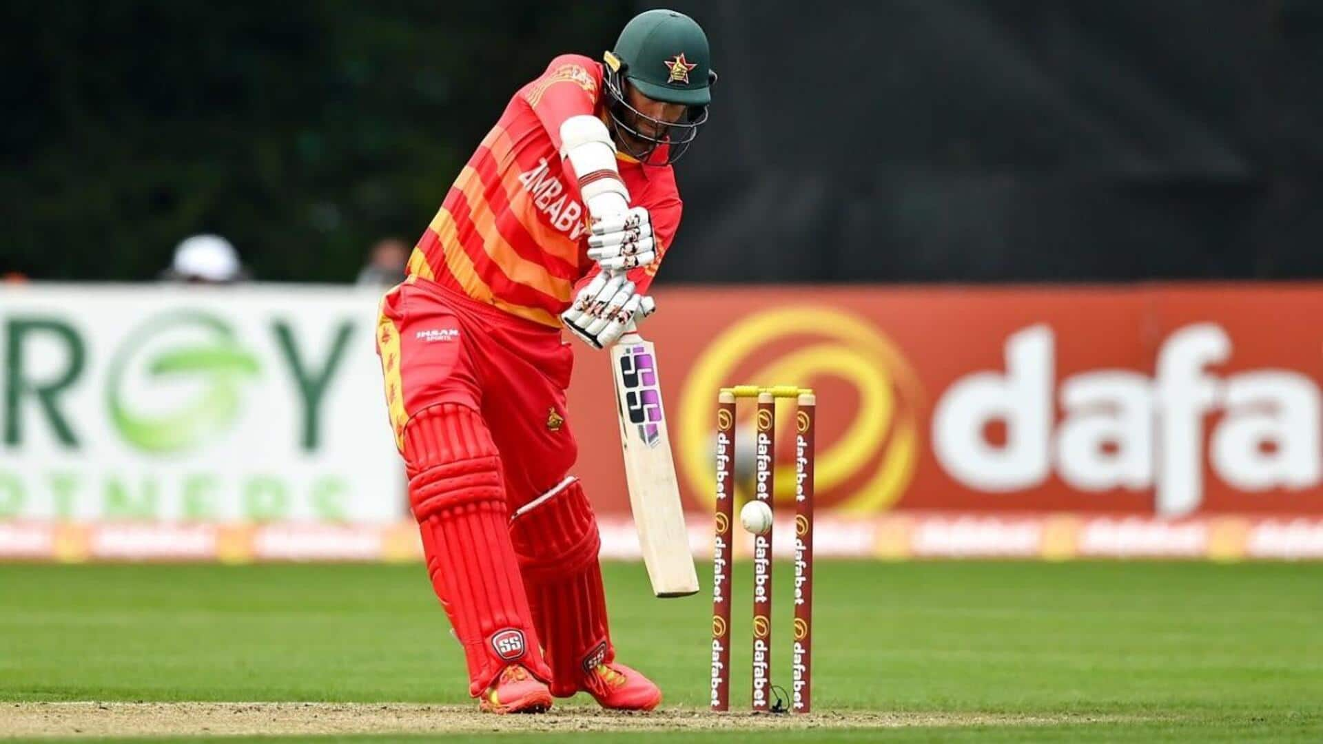 Zimbabwe's Craig Ervine completes 6,000 international runs: Key stats