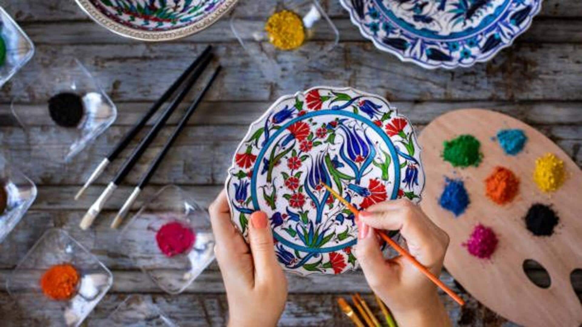 Step-by-step guide to painting ceramics