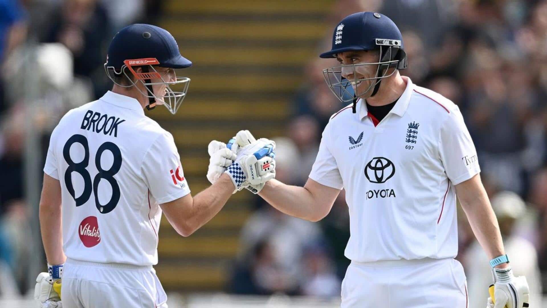 Edgbaston Test: Dan Lawrence smashes 47-ball fifty against Pakistan