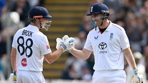Edgbaston Test: Dan Lawrence smashes 47-ball fifty against Pakistan
