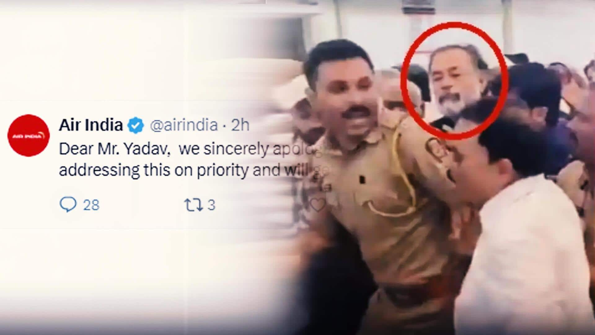 Yogendra Yadav's 'very sad experience' with Air India; airline responds