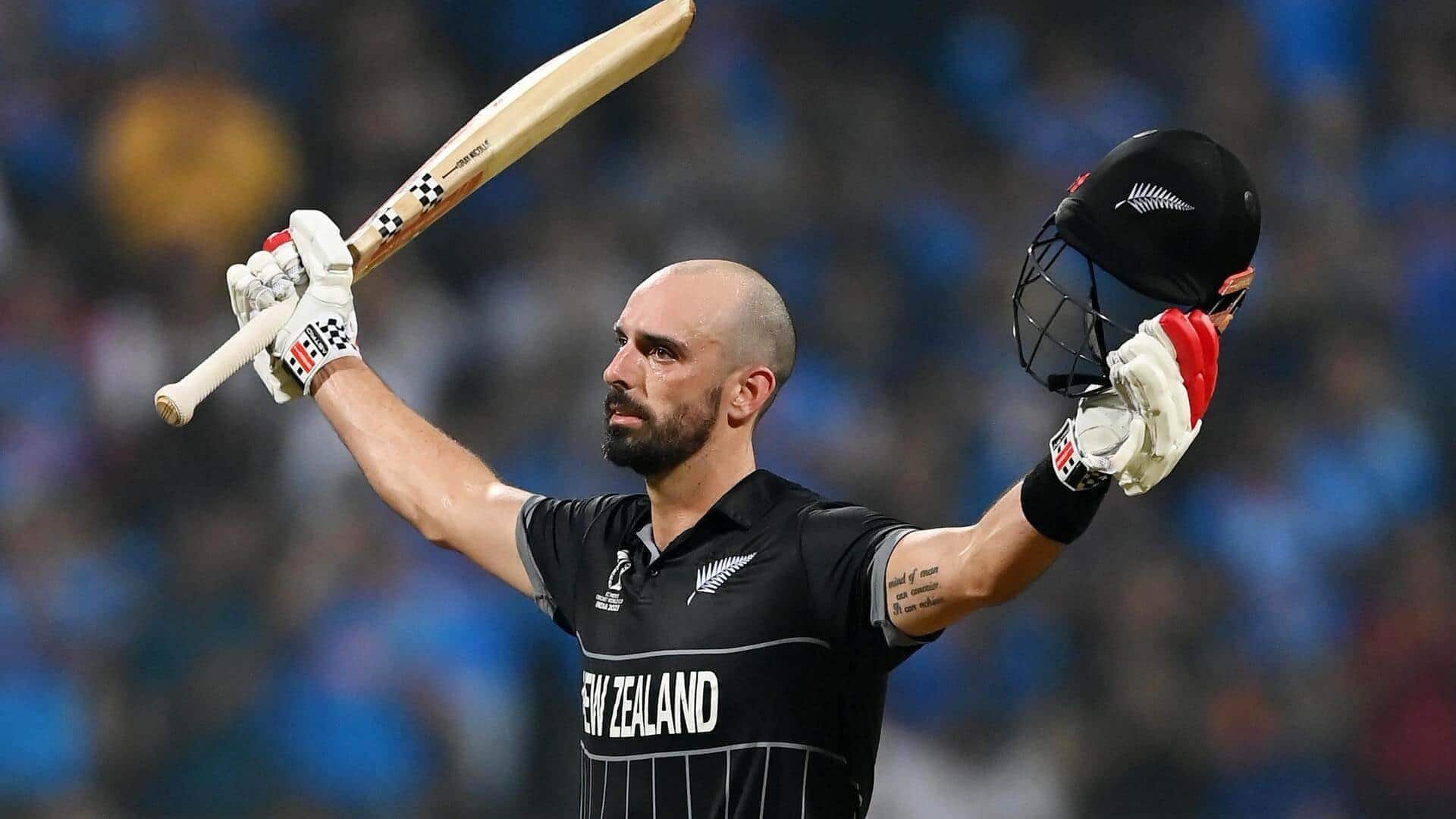 Daryl Mitchell slams his third ODI century against India: Stats