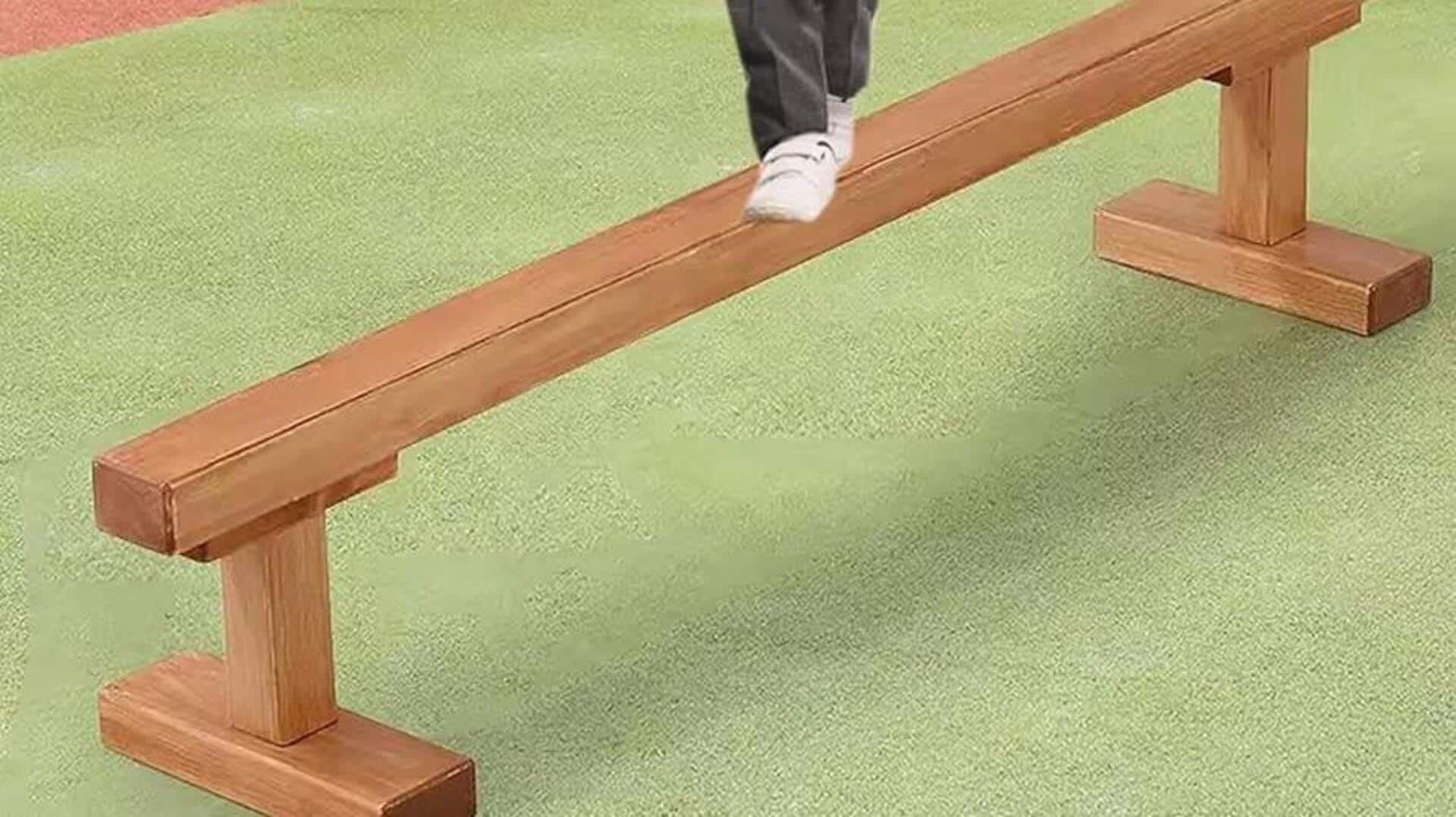 Why fitness experts root for balance beam walking
