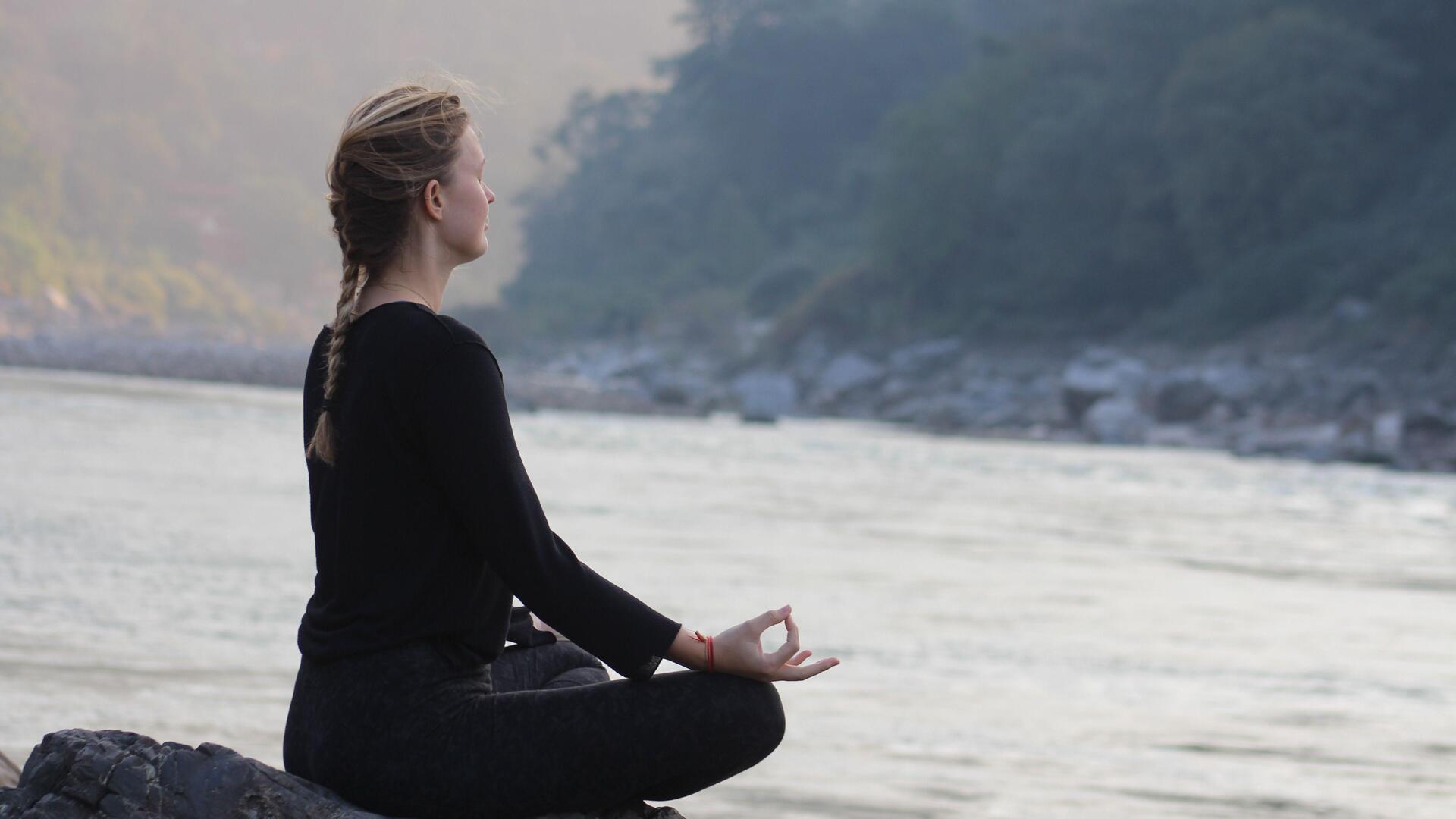 Need a mental reset? Try meditating by the river