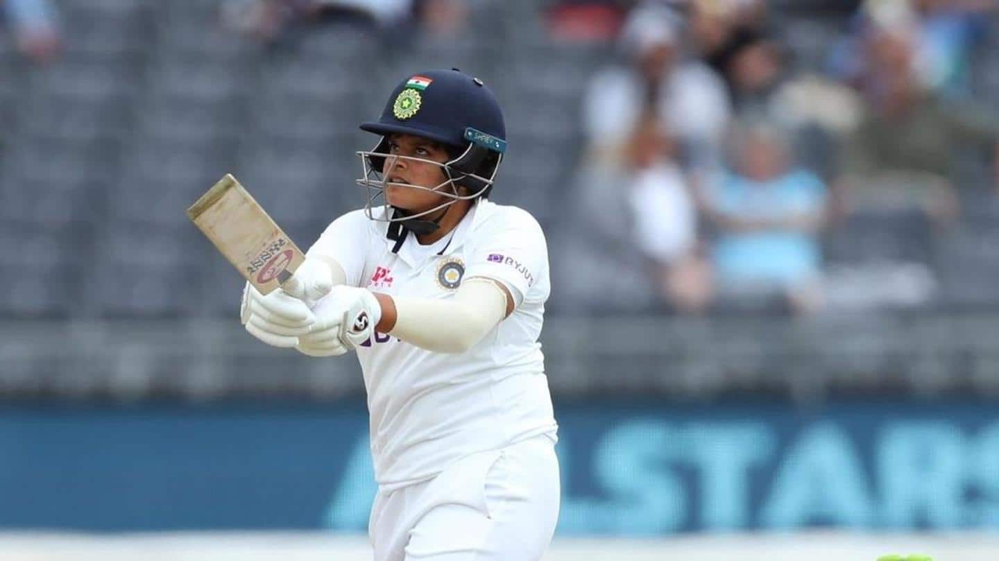 Youngest Indian across genders to hit twin fifties on debut Youngest Indian across genders to hit twin fifties on debut