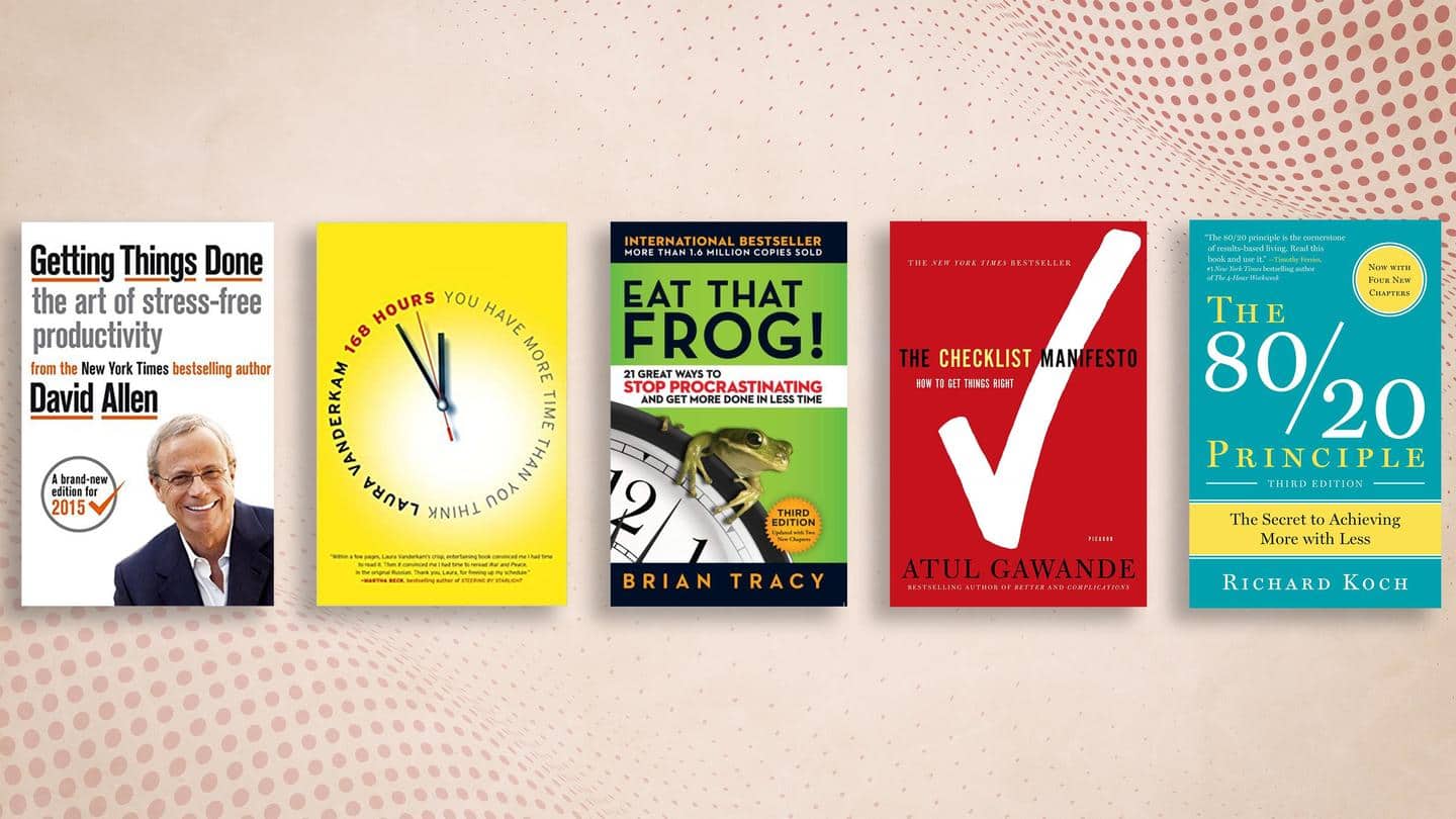 Stay productive by reading these 5 books on time management