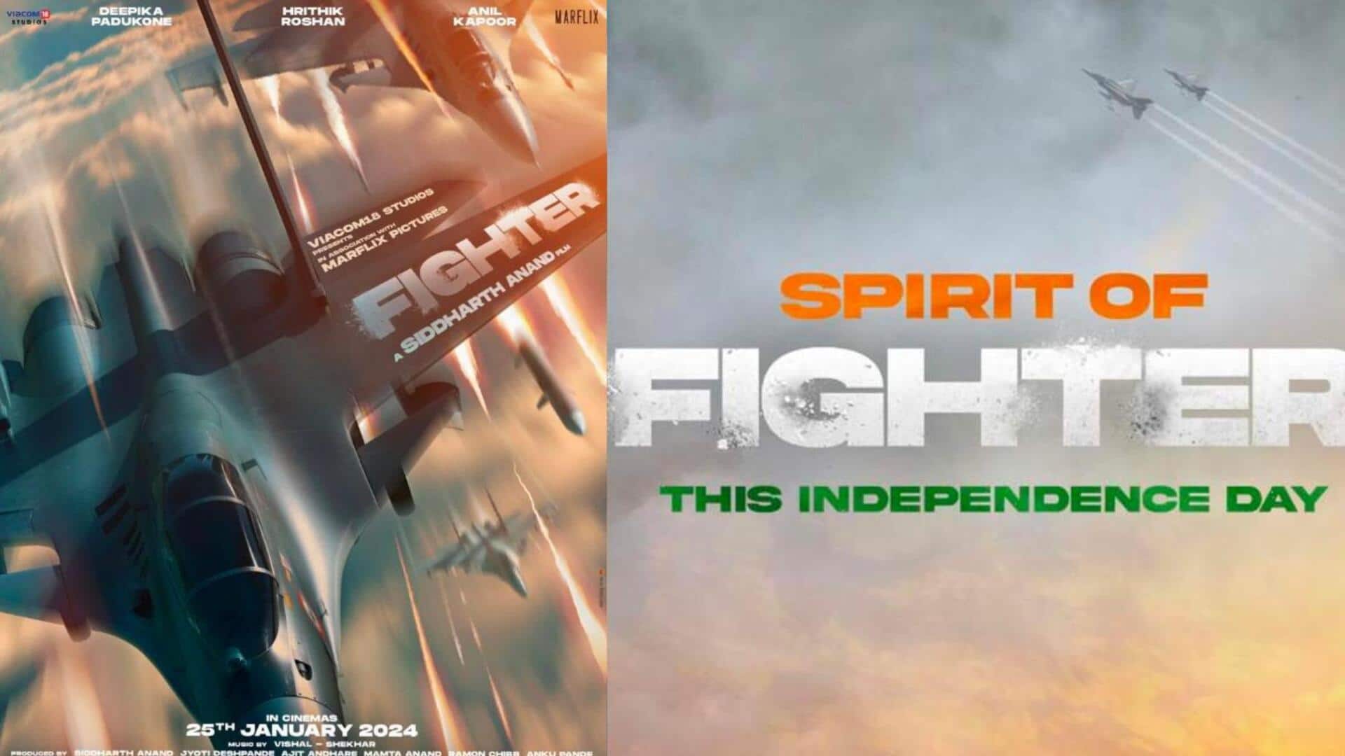 Hrithik Roshan-Deepika Padukone starrer 'Fighter's first-look motion poster out now!