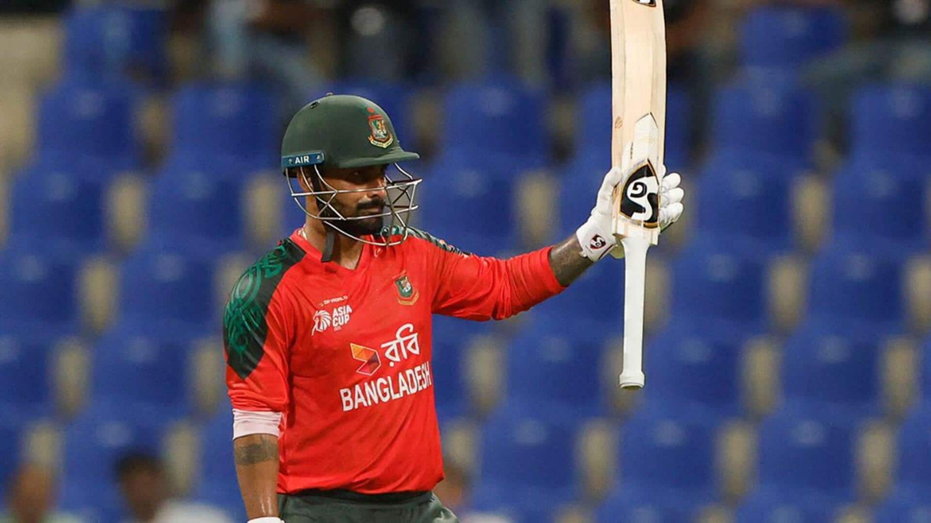 Bangladesh batters with 50-plus scores in Men's T20 Asia Cup