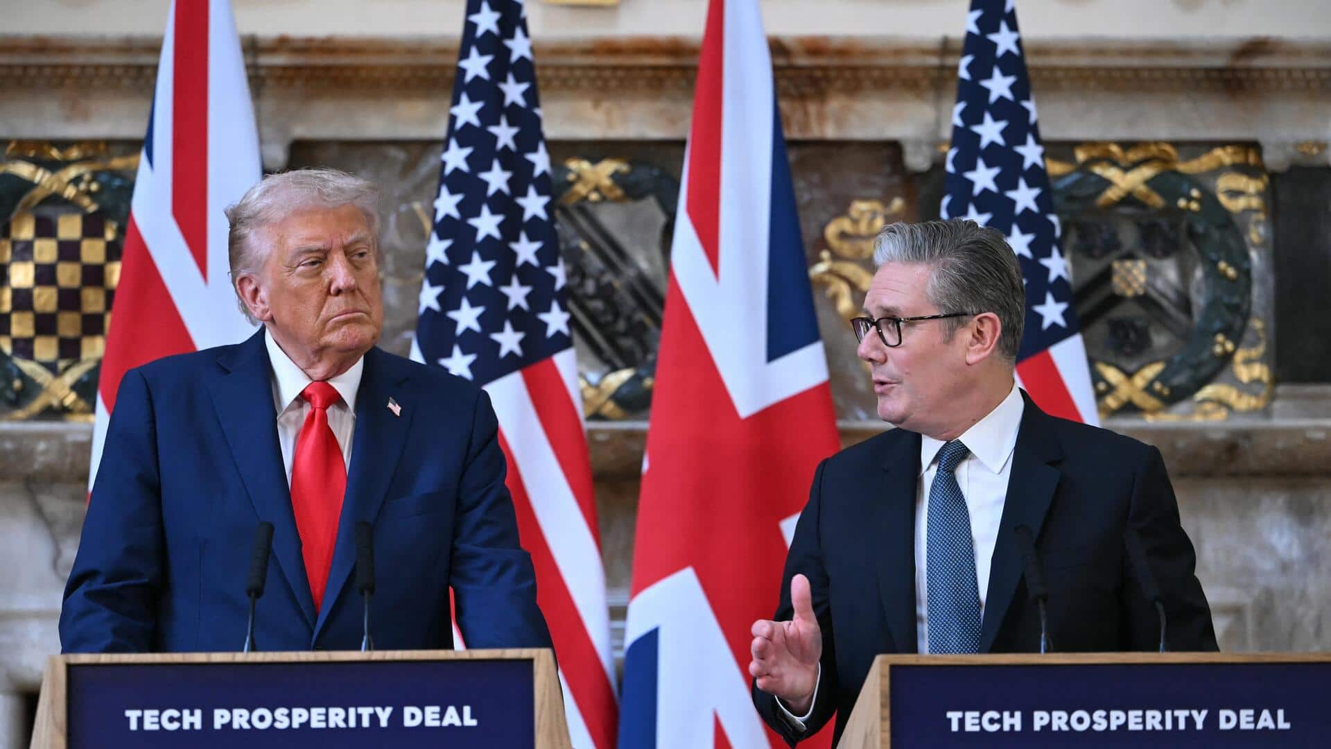 Trump threatens to revise UK trade deal amid Iran tensions