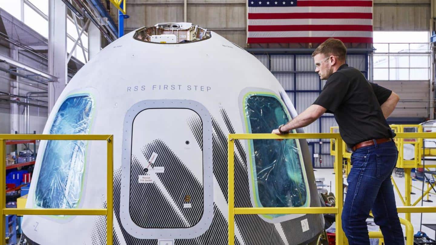 Crew capsule's descent will be slowed down by parachutes Crew capsule's descent will be slowed down by parachutes