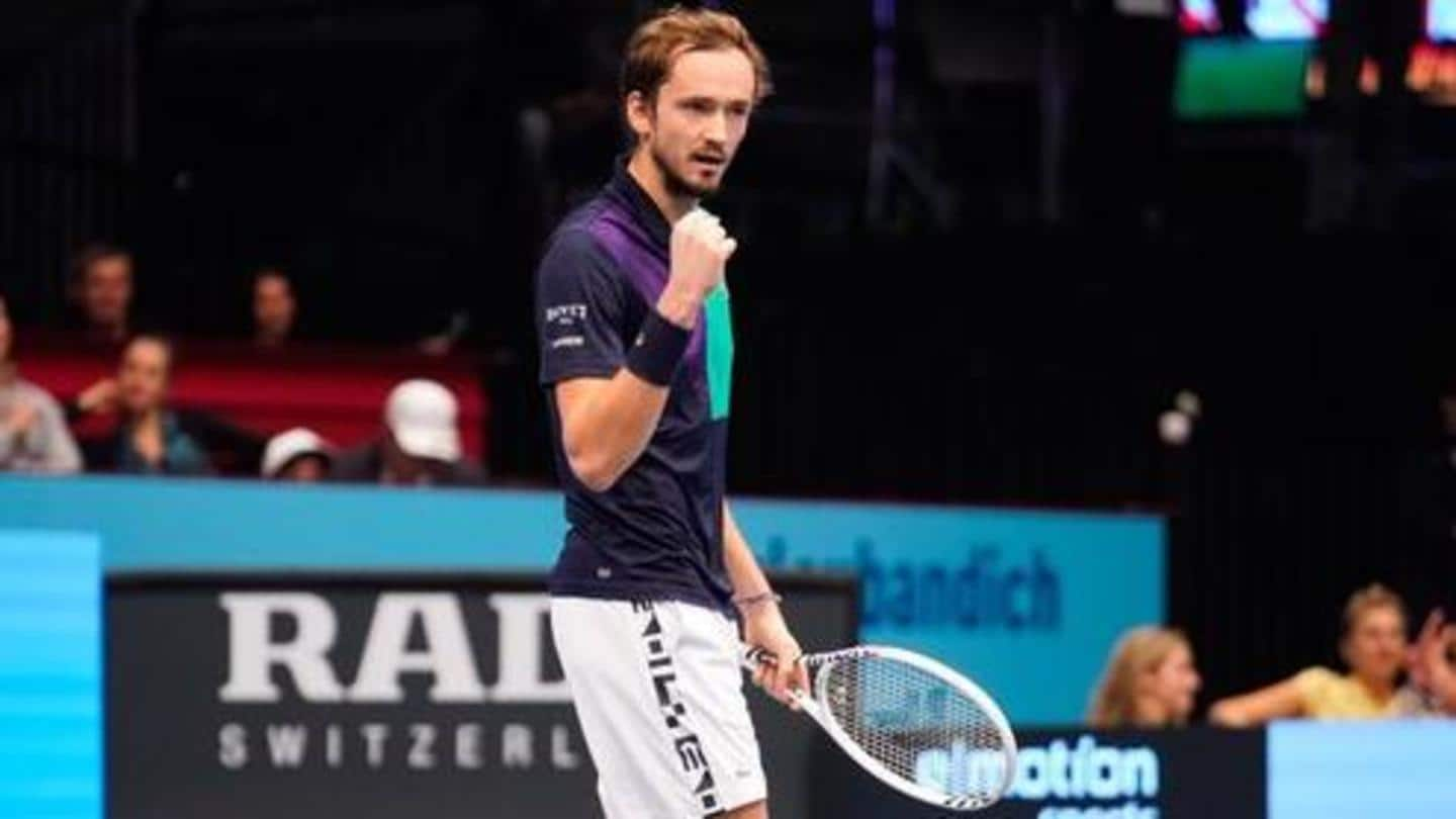 Daniil Medvedev downs Denis Shapovalov, wins Vienna Open: Key stats