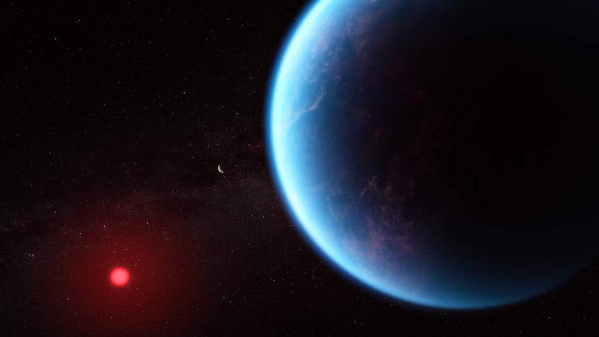 JWST detects life-supporting elements in the atmosphere of an exoplanet