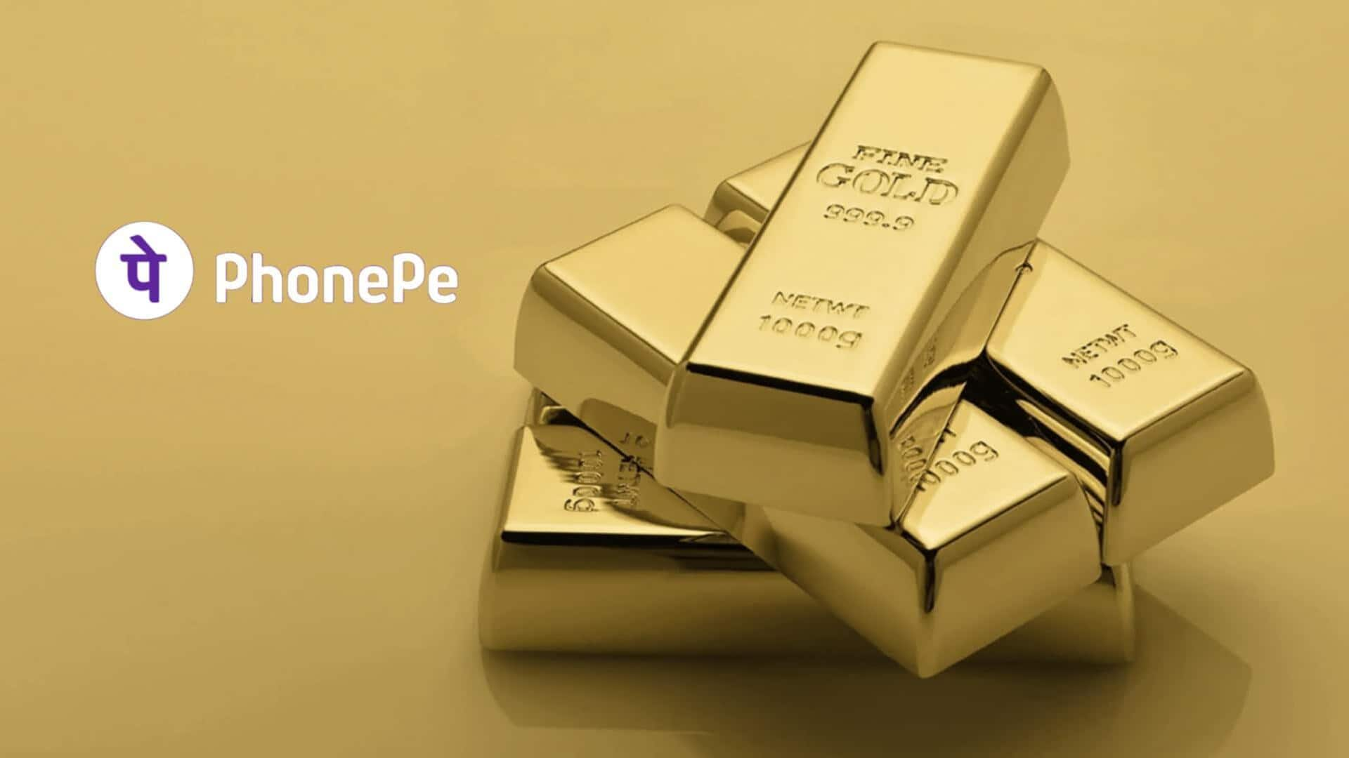 How to buy digital gold on PhonePe