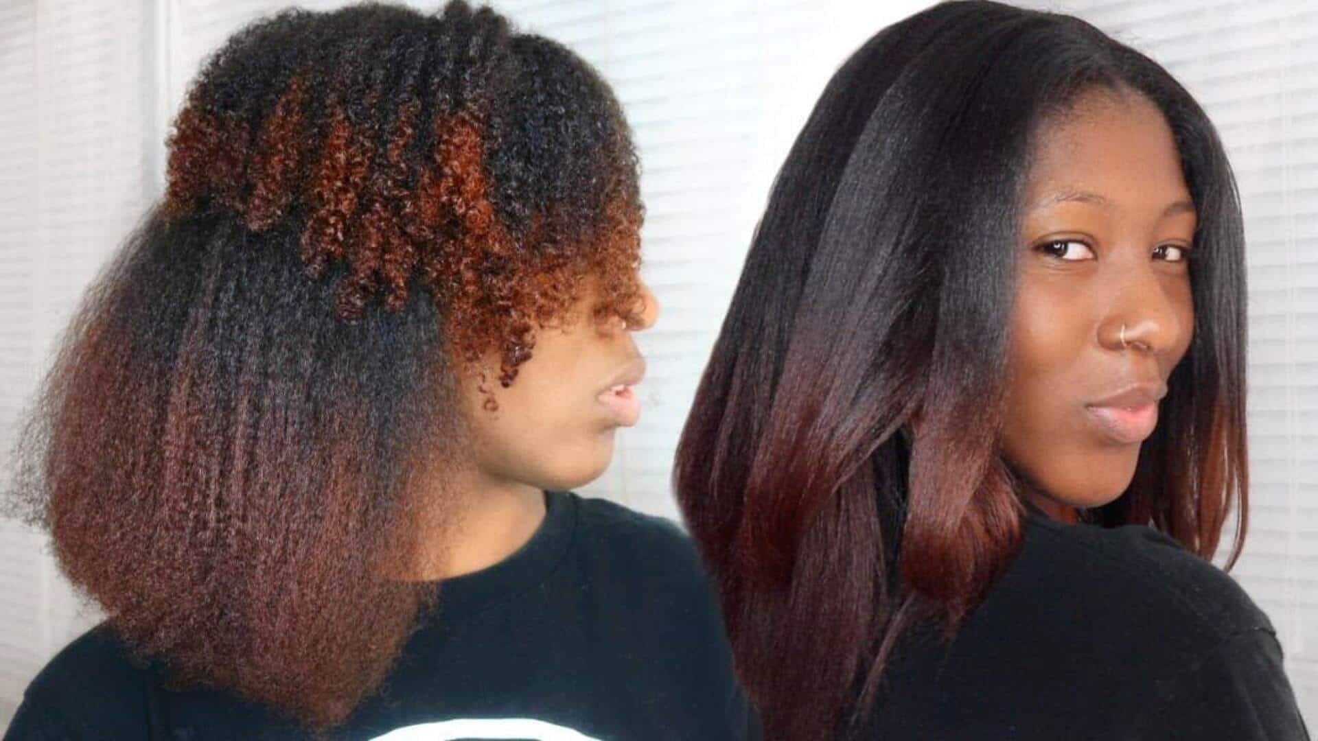 Want to straighten your curly/wavy hair? Natural tips inside 