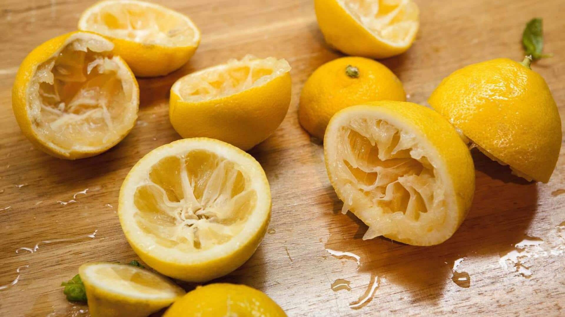 Did you know? Lemon peels can help you fight wrinkles