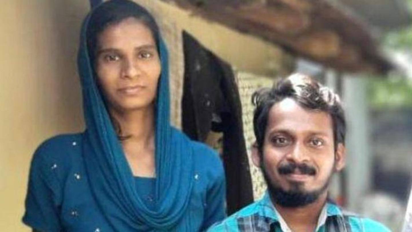 Sajitha found after partner left home recently Sajitha found after partner left home recently