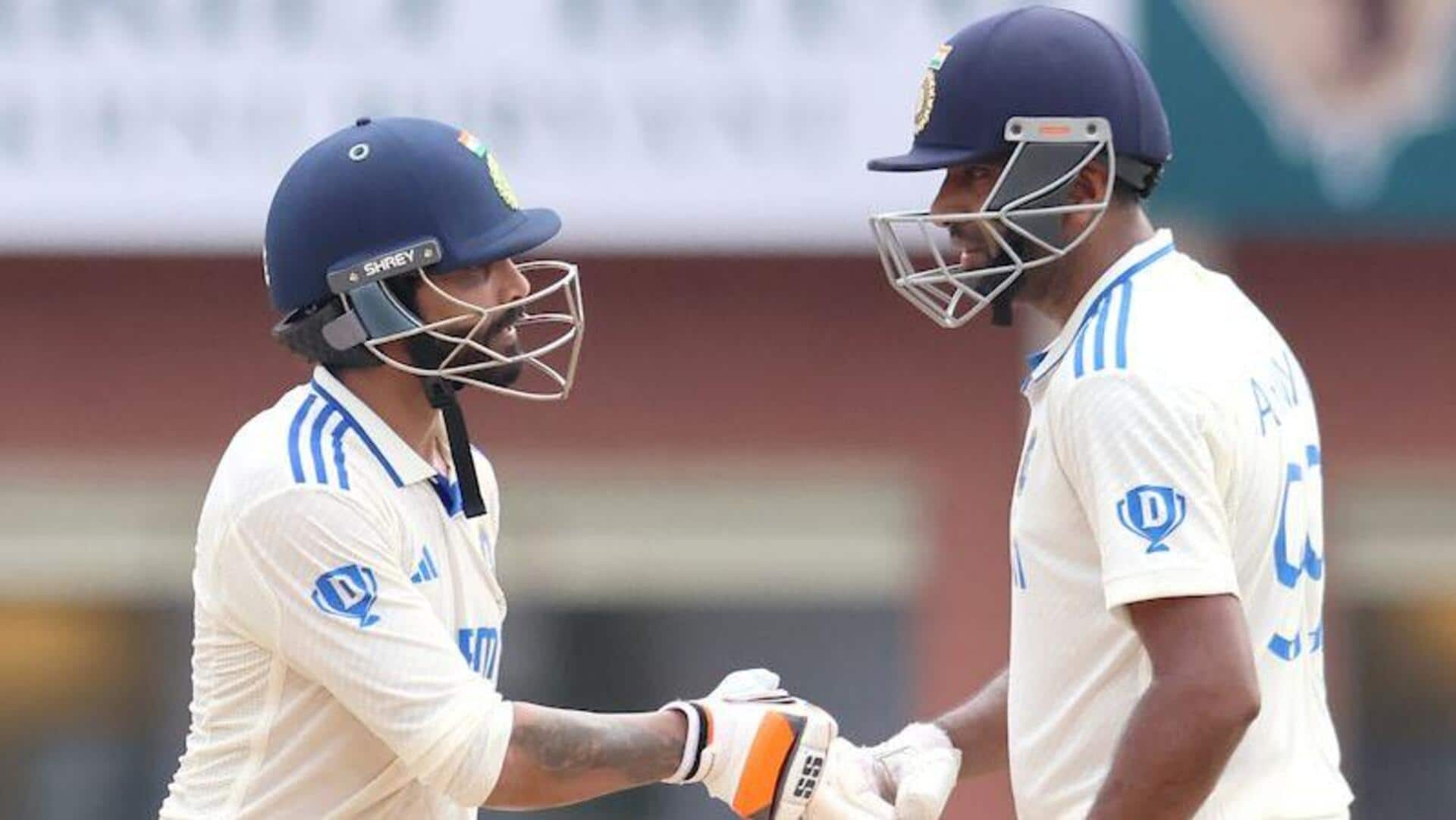 1st Test: Ashwin-Jadeja stand rescues India after Bangladesh strike early