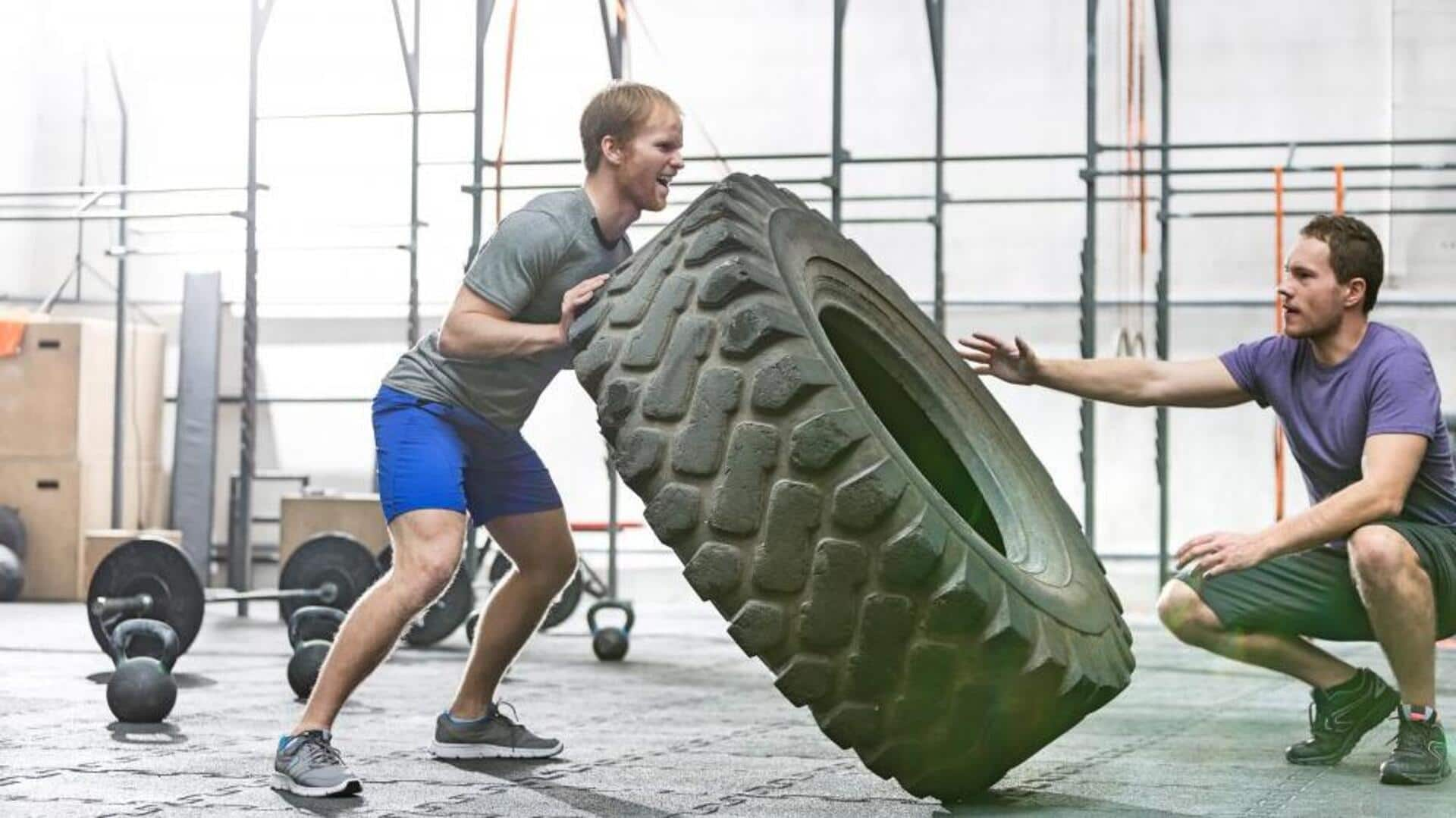 How to do tire flipping, a powerful full-body exercise