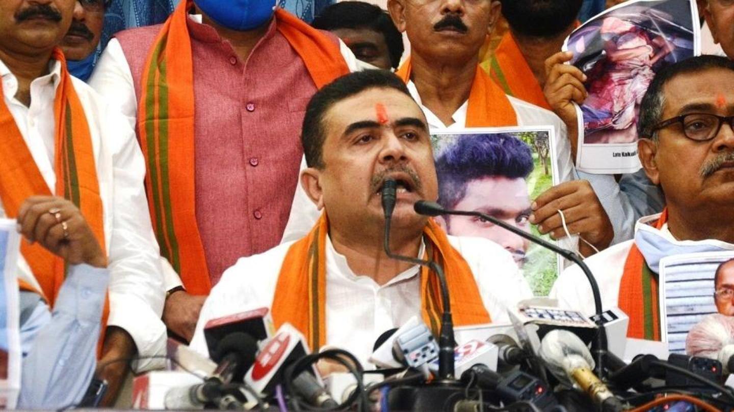 Roy's name didn't figure in list given by BJP: Adhikari Roy's name didn't figure in list given by BJP: Adhikari
