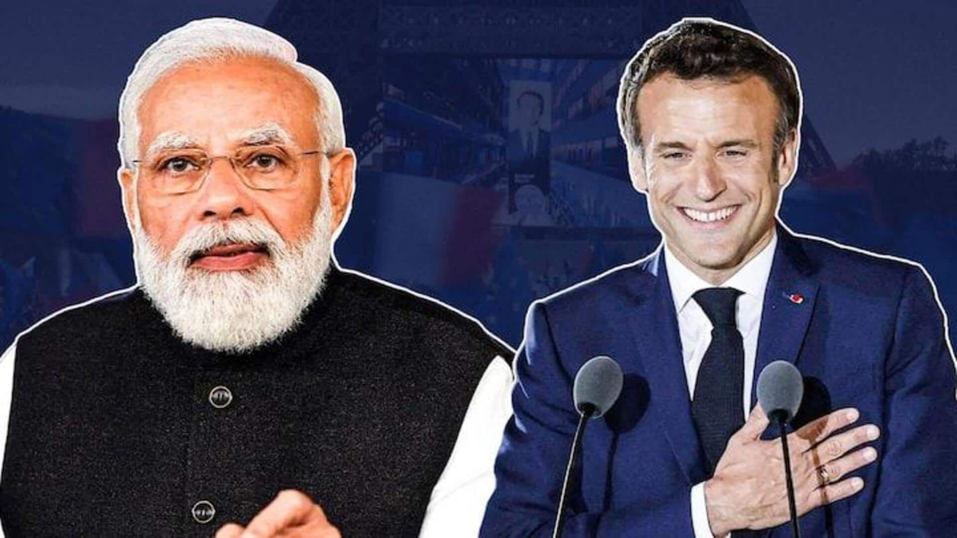 Modi, Macron agree to intensify strategic defense cooperation
