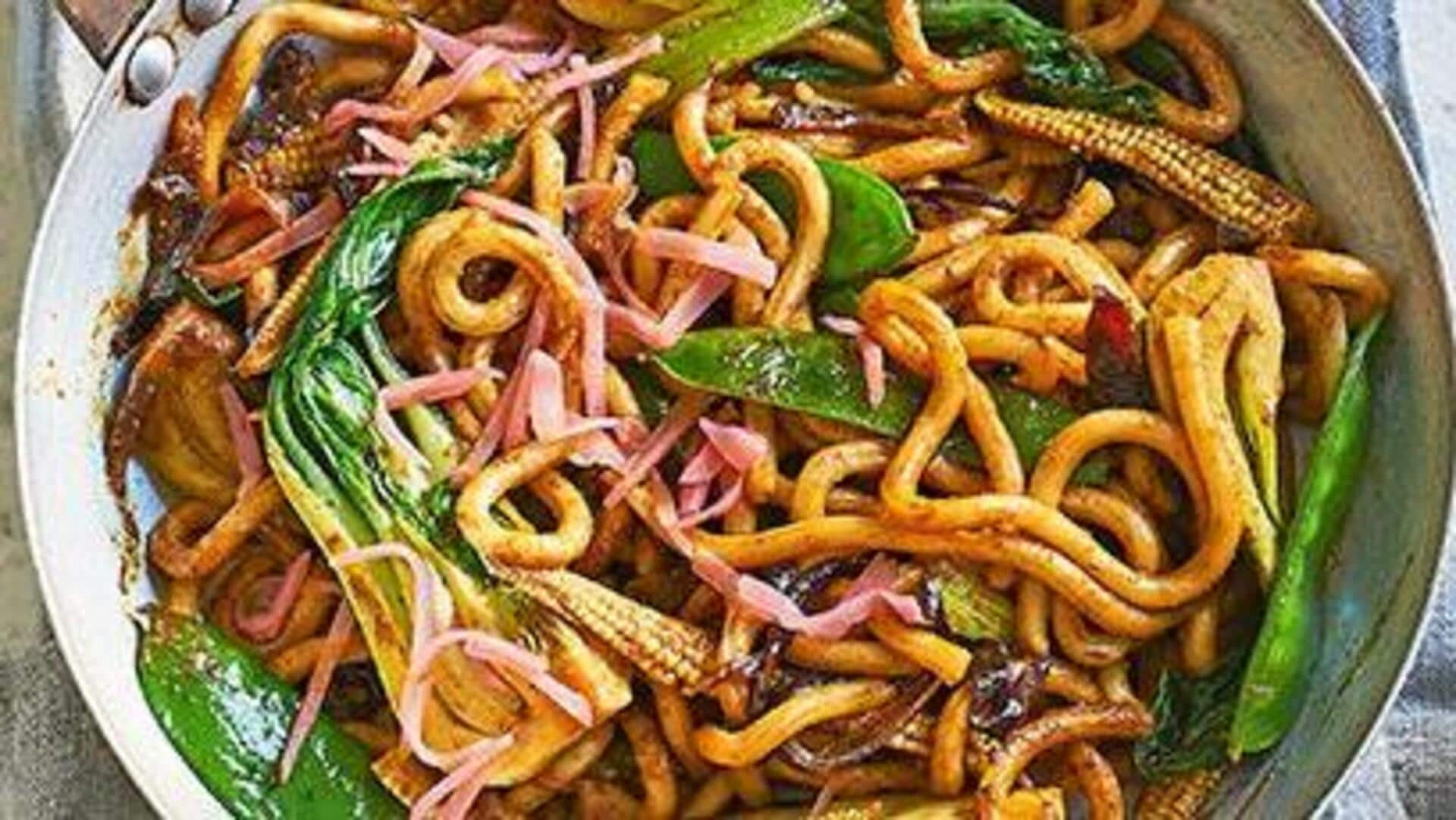 Check out this vegan Japanese yaki udon mastery guide