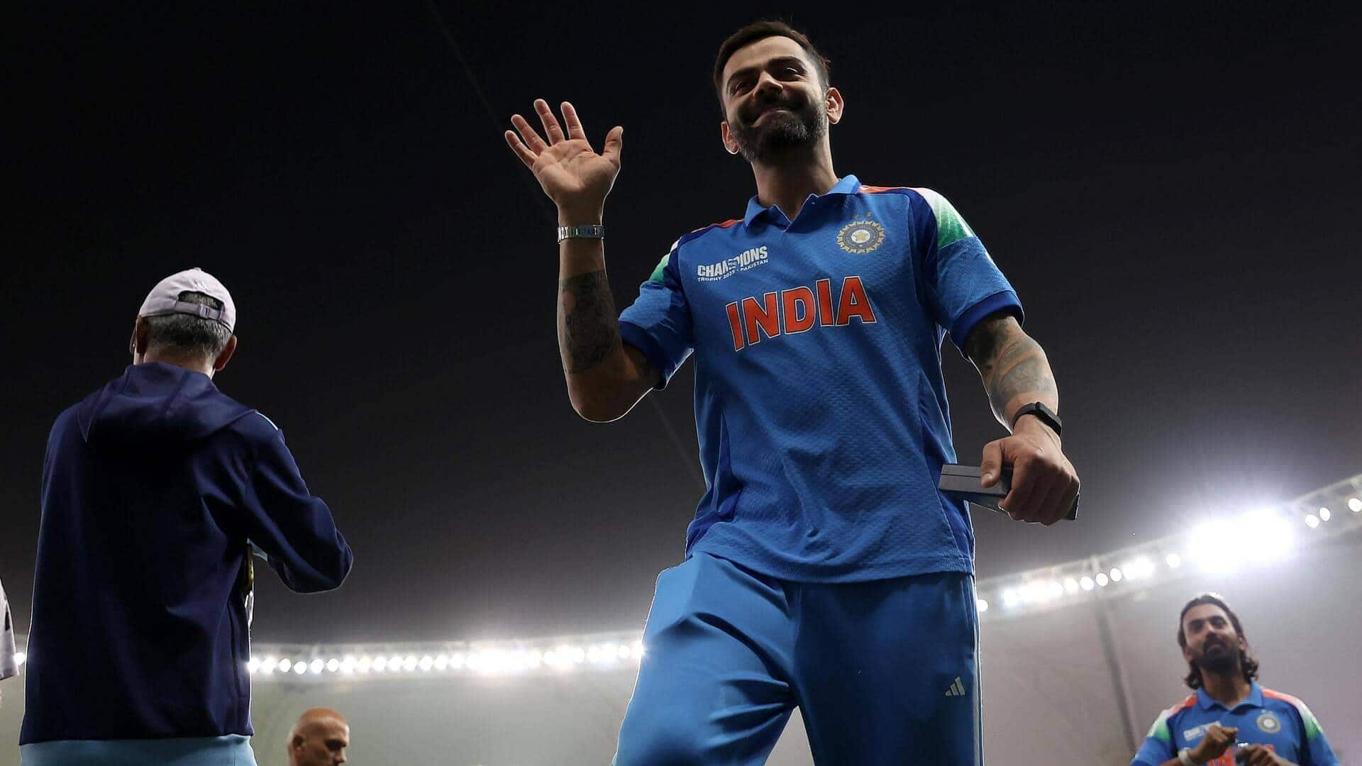 Virat Kohli credits past defeats for India's Champions Trophy triumph