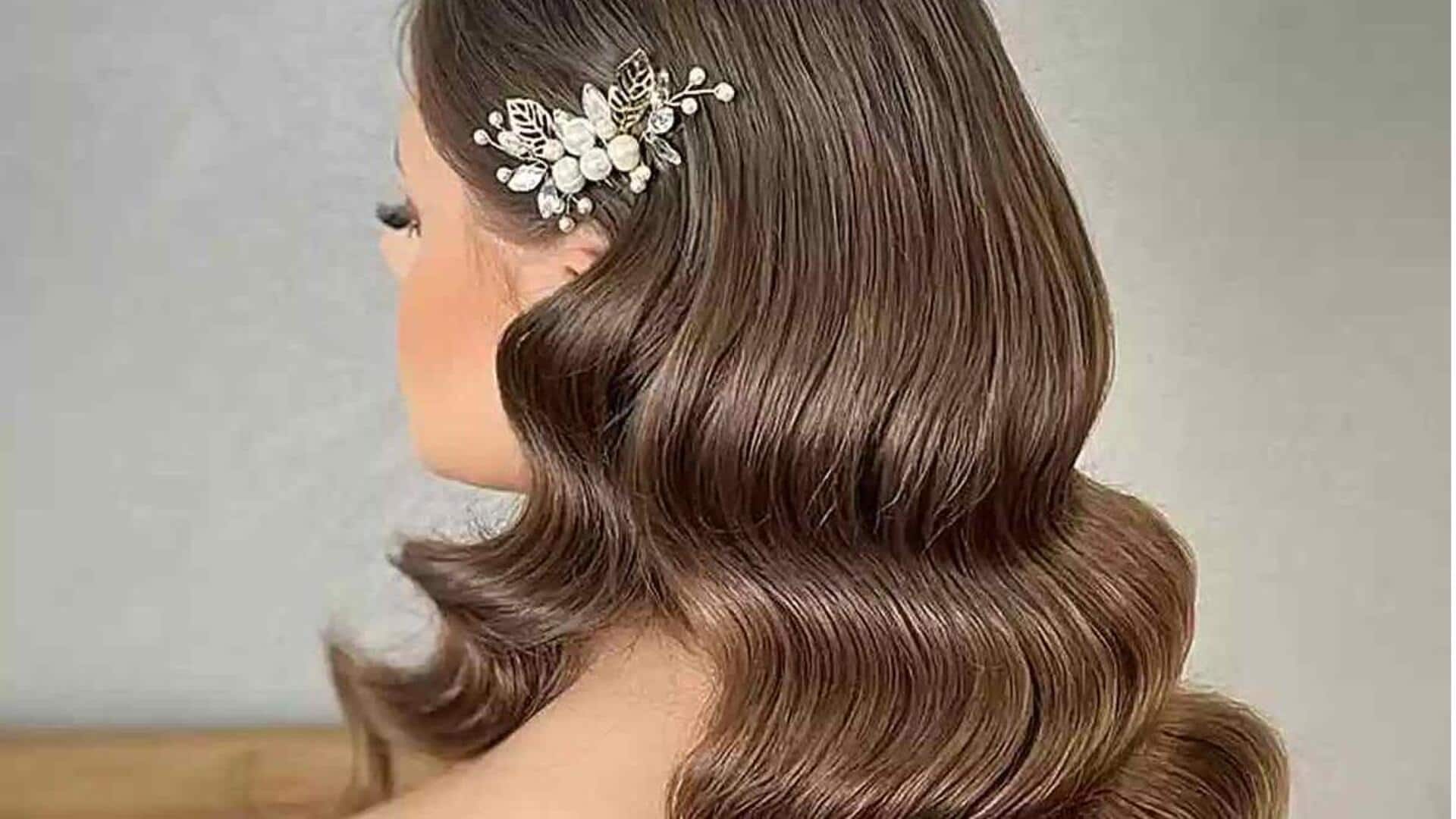 Create soft waves with a side pin: Here's how