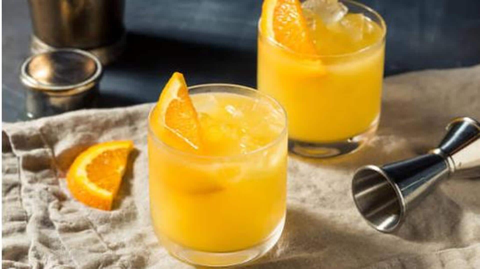 Treat yourself to this refreshing orange drink 