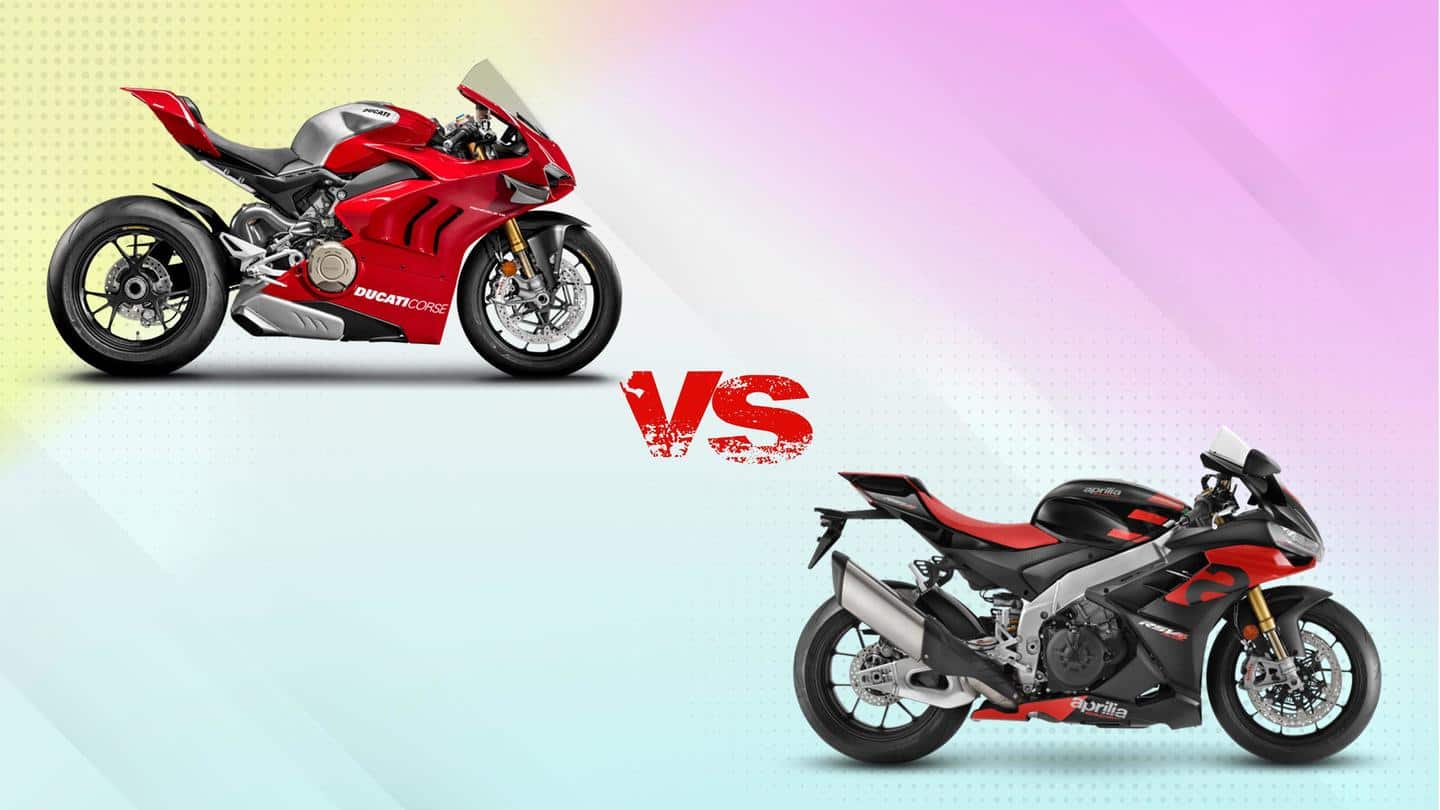 Ducati Panigale V4 v/s Aprilia RSV4: Which one is better?