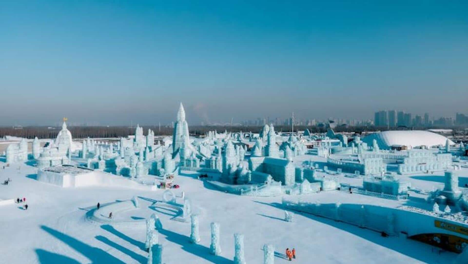 Explore the beautiful winter wonders of Harbin