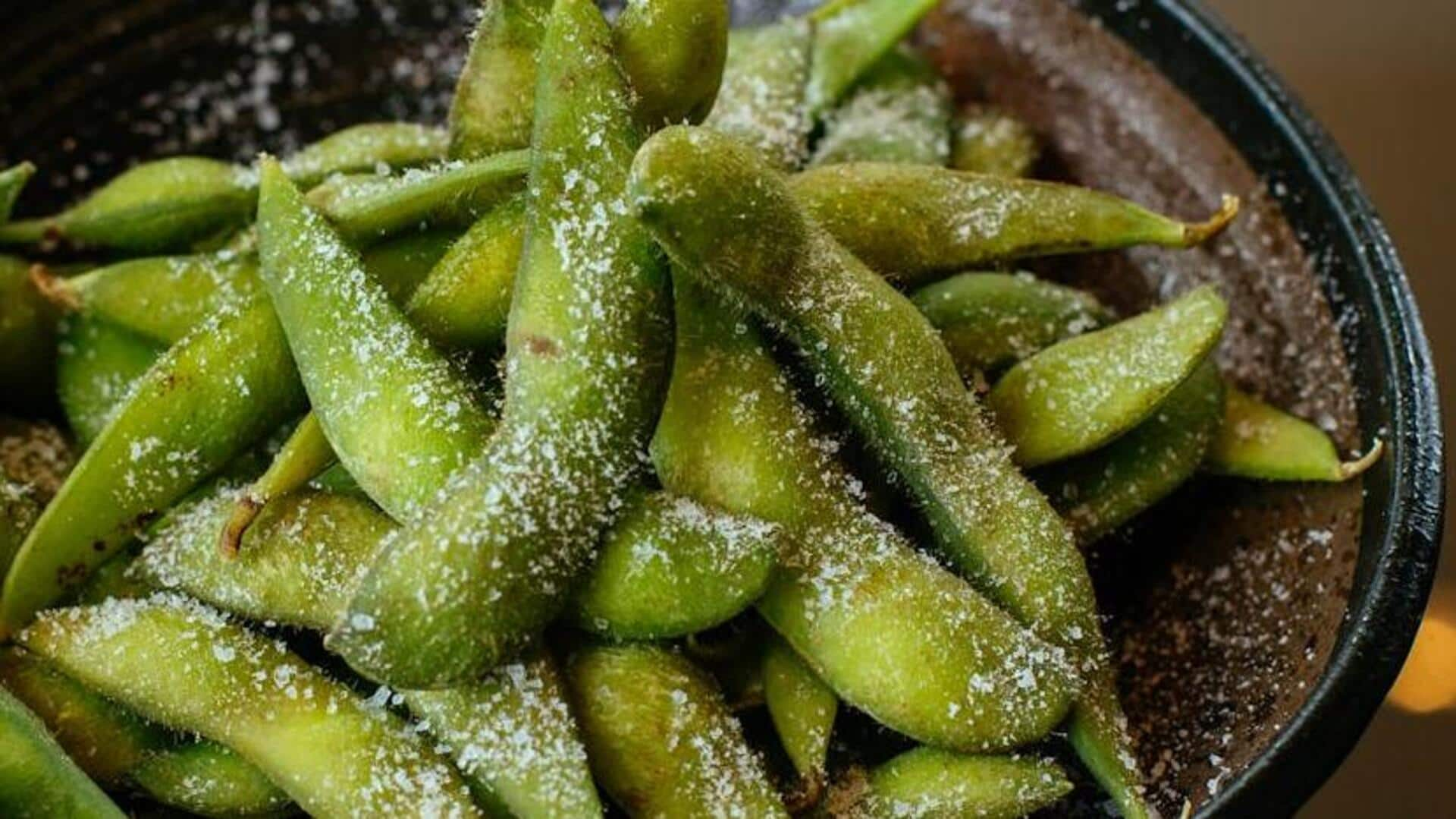 Boost your skin with edamame snacks