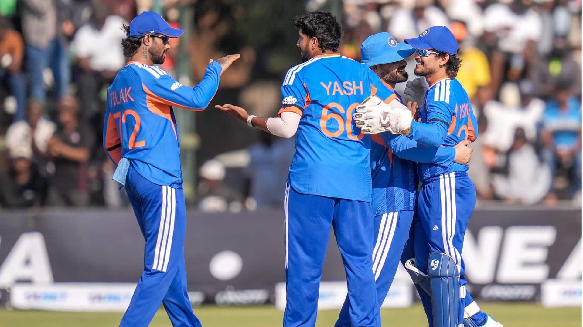What is Team India's T20I record at Arun Jaitley Stadium? 