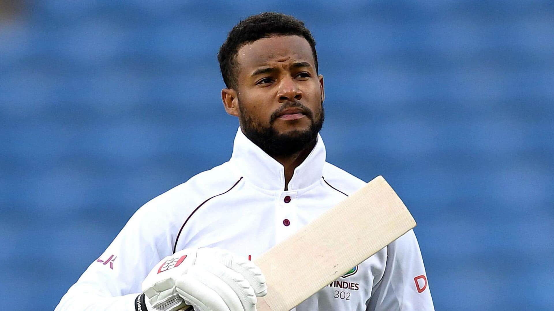 Shai Hope completes 2,000 Test runs with century vs India 