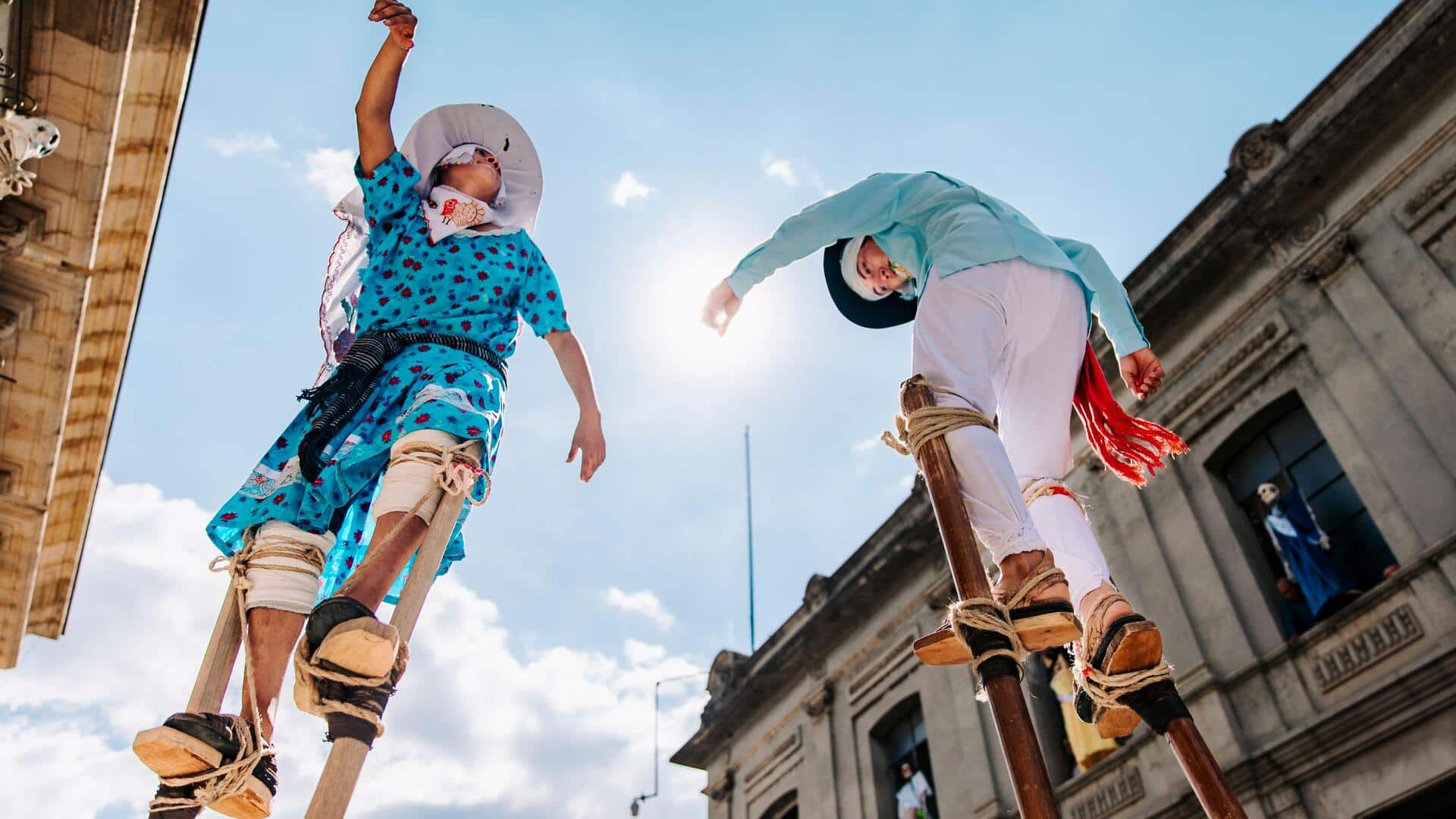 What is stilt walking? Know their benefits