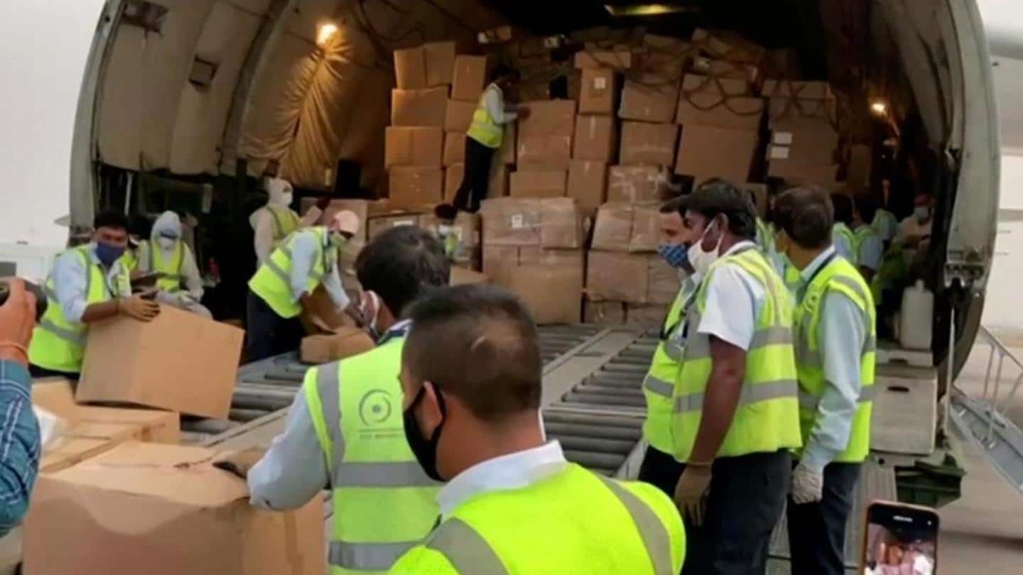 India receives foreign aid; Bahrain, Kuwait send oxygen India receives foreign aid; Bahrain, Kuwait send oxygen