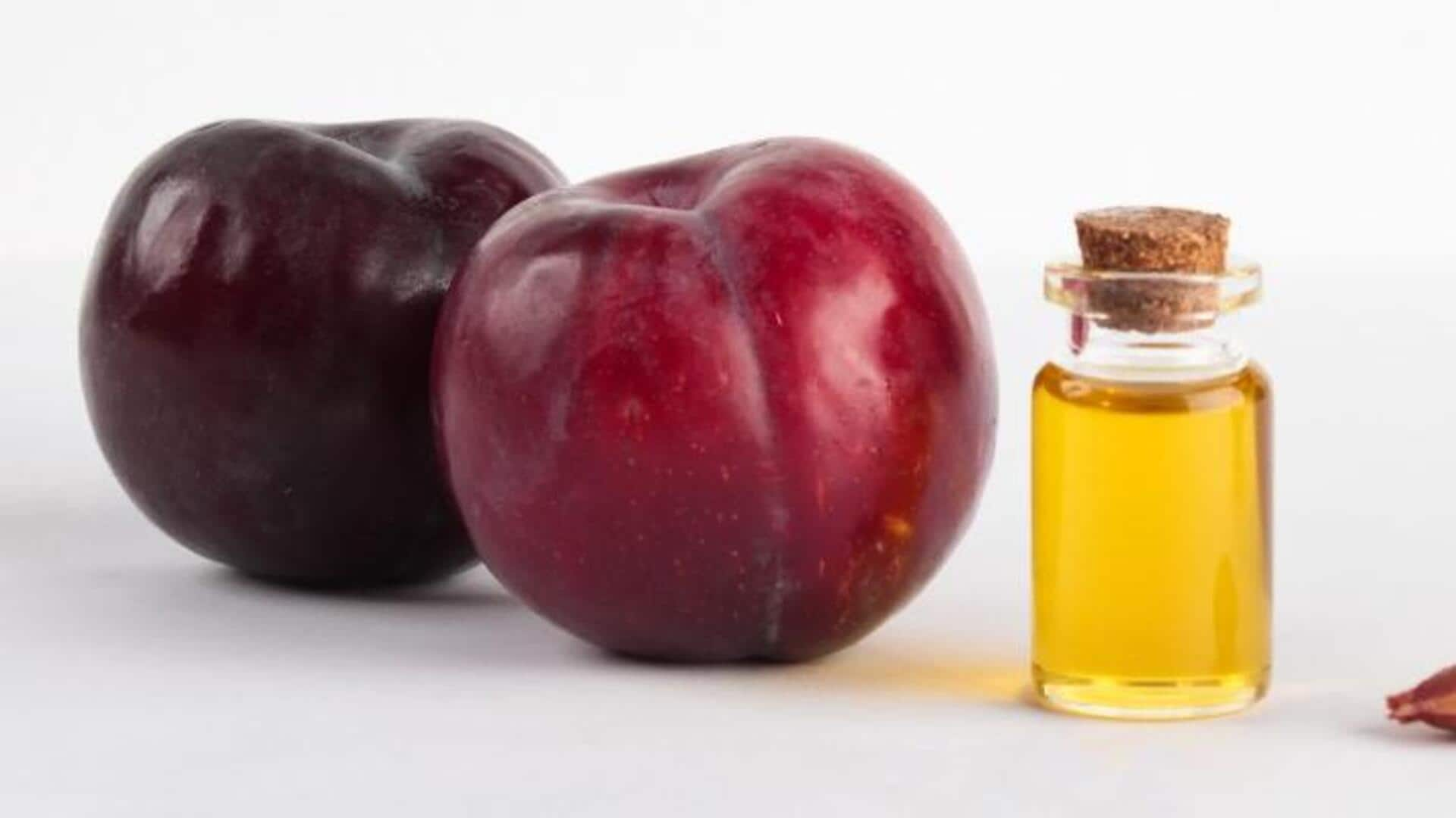 Enhancing nightly skincare with plum seed oil