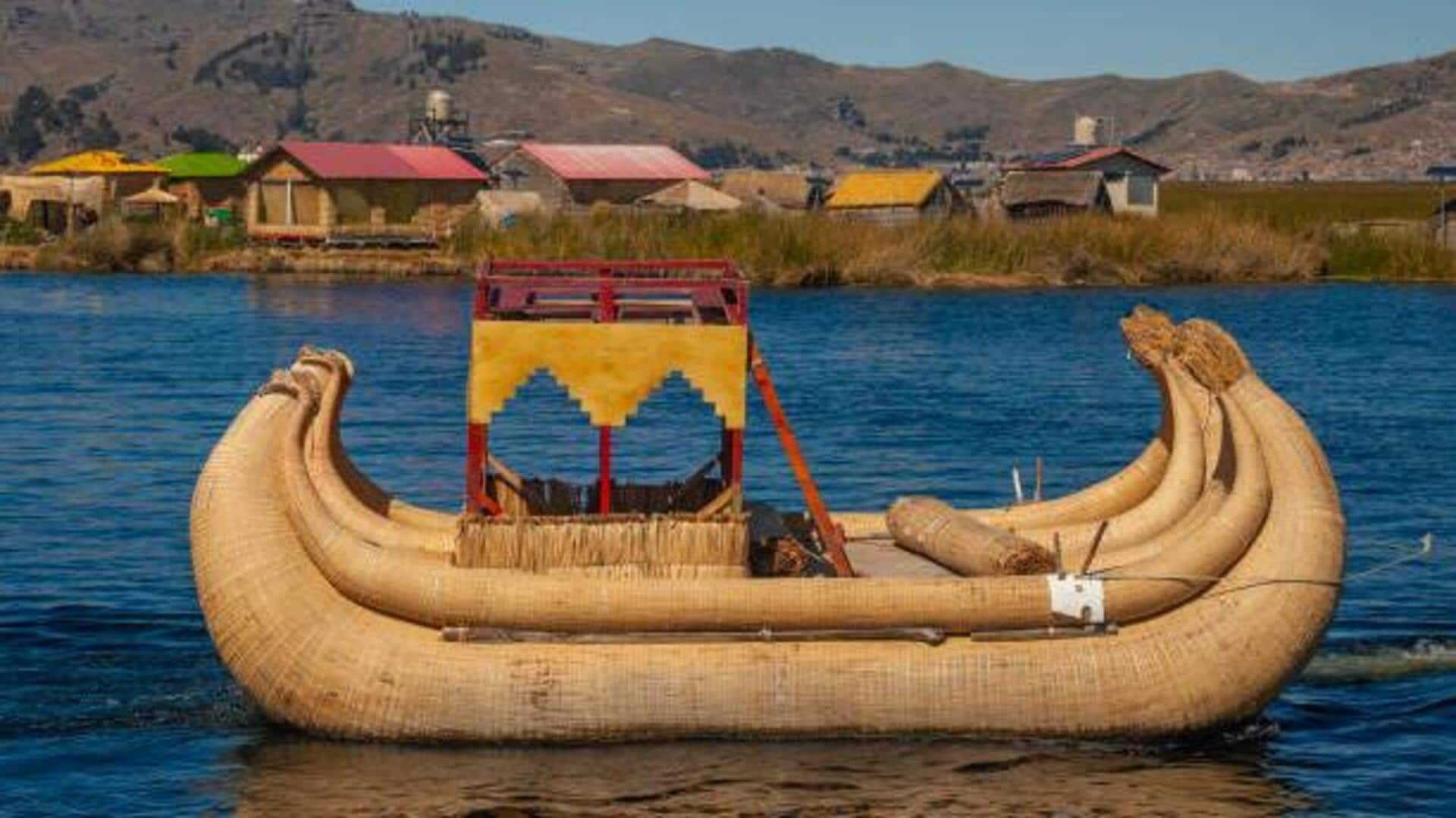 Navigating ancient waterways on reed boats