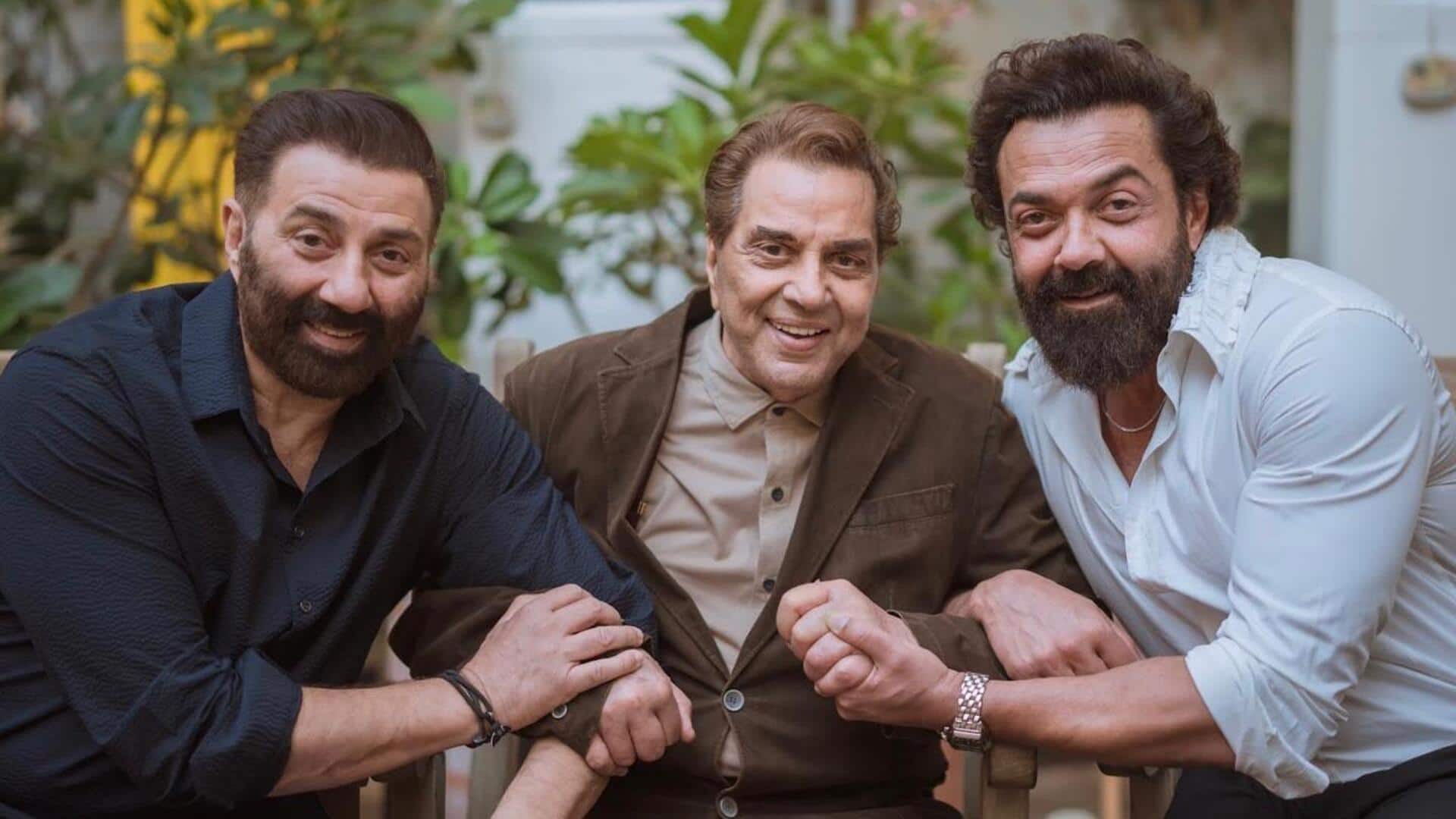 Sunny-Bobby to host special screening of Dharmendra's last film, 'Ikkis'