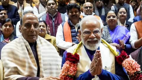 Modi cautions NDA against complacency from wins at Parliamentary meeting