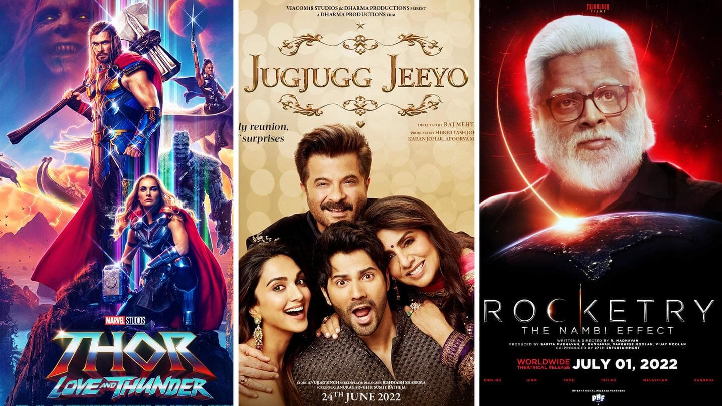 Examining weekend box office collection of 'Rocketry,' 'Thor,' 'JugJugg Jeeyo'